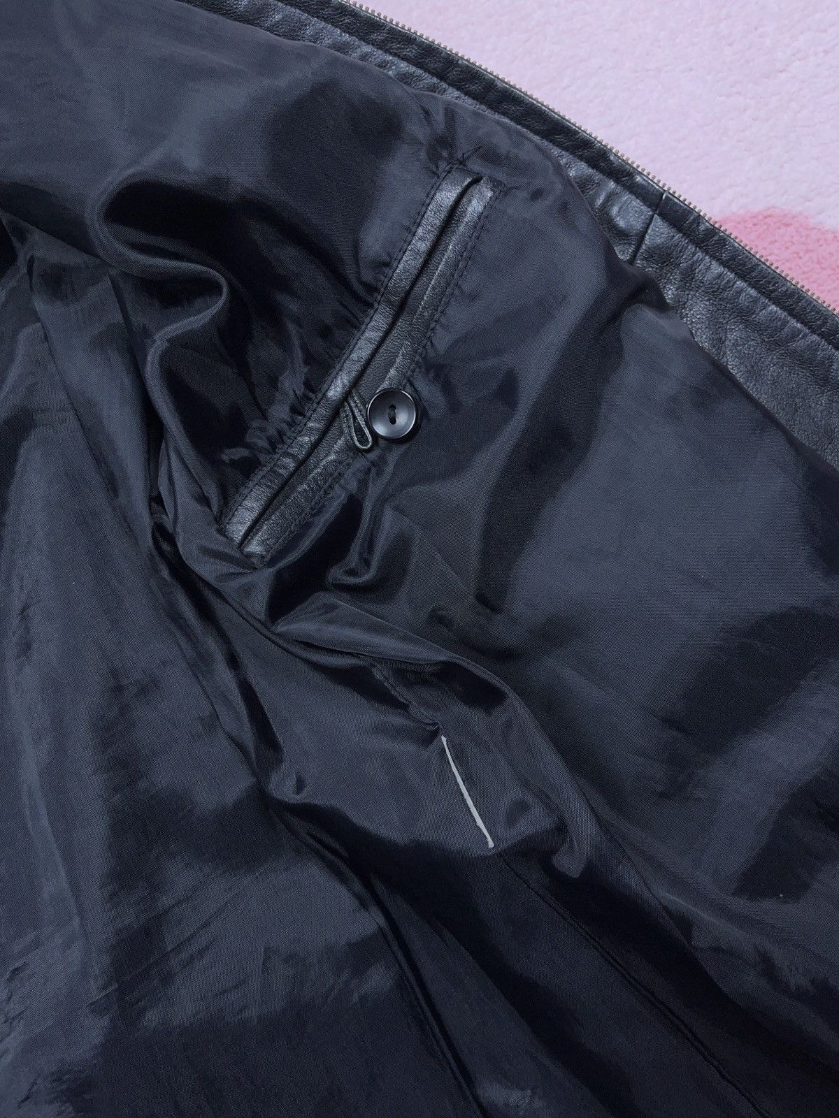 Genuine Leather ➕ top quality avant garde soft leather black jacket opium Size US S / EU 44-46 / 1 - 5 Thumbnail