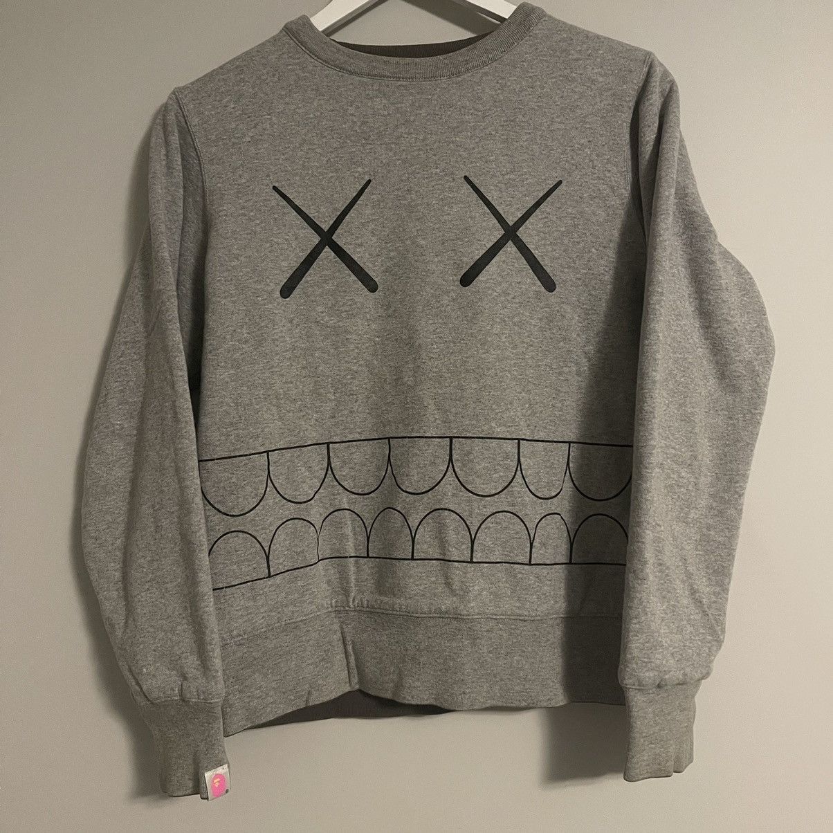 Bape × Kaws Bape x Kaws Cloud Camo Chomper Reversible Crewneck Size XS / US 0-2 / IT 36-38 - 2 Thumbnail