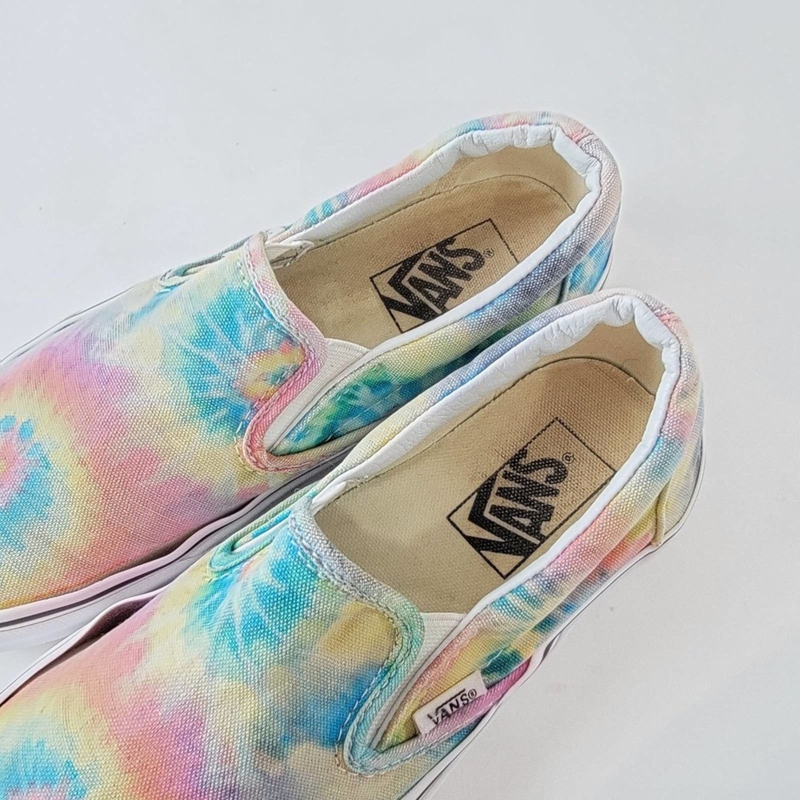 Vans Vans Tie Dye Pastel Slip On Loafers - 7 Size US 7 / IT 37 - 3 Thumbnail