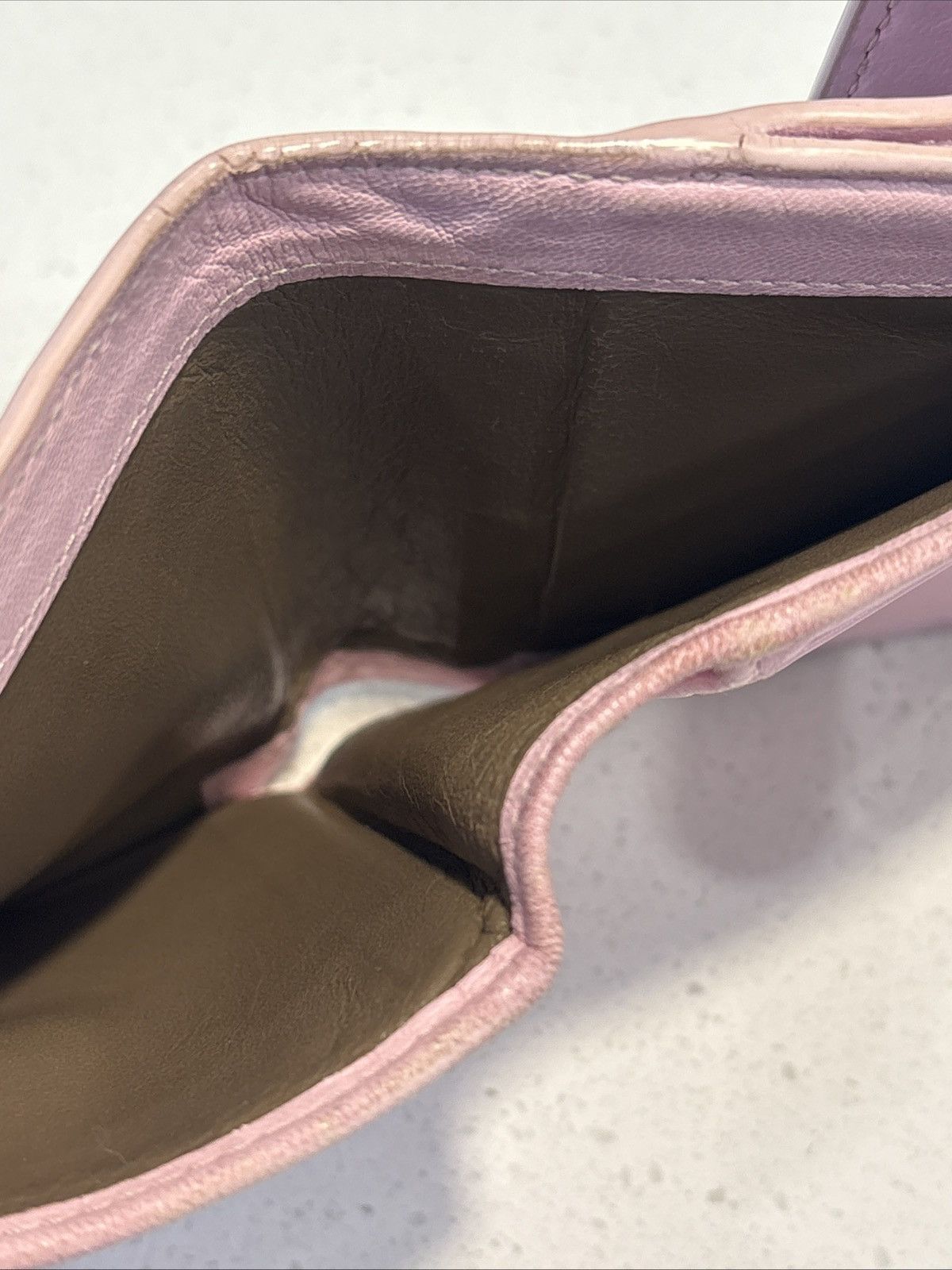 Bottega Veneta Bottega Veneta Pink Leather Woven Wallet Bi Fold Card Holder Size ONE SIZE - 10 Thumbnail
