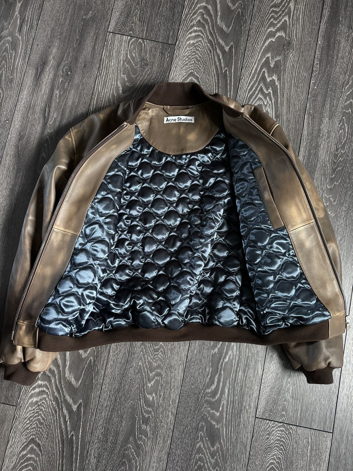 Acne Studios acne studios lorlingo leather bomber jacket Size US S / EU 44-46 / 1 - 3 Thumbnail