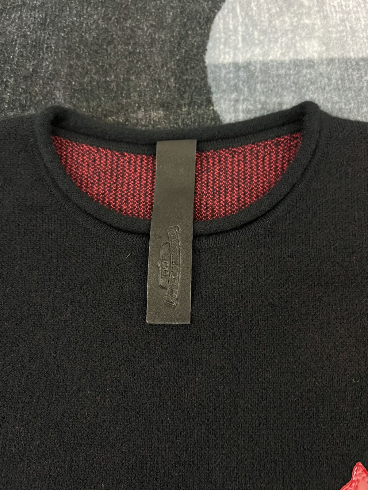 Chrome Hearts Chrome Hearts Red Cross Sweater Size US L / EU 52-54 / 3 - 4 Thumbnail