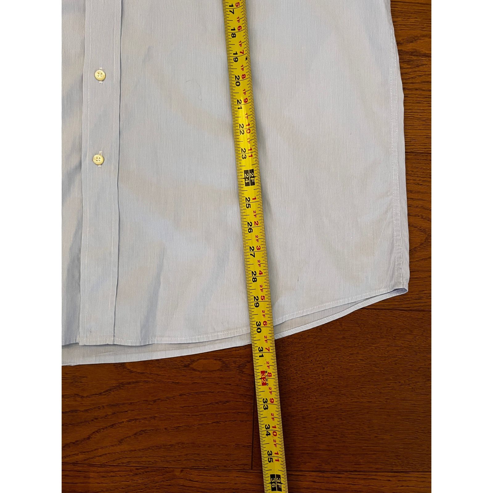 Yves Saint Laurent Yves Saint Laurent Pour Homme Shirt 18/45 Light Blue Size US XXL / EU 58 / 5 - 6 Thumbnail