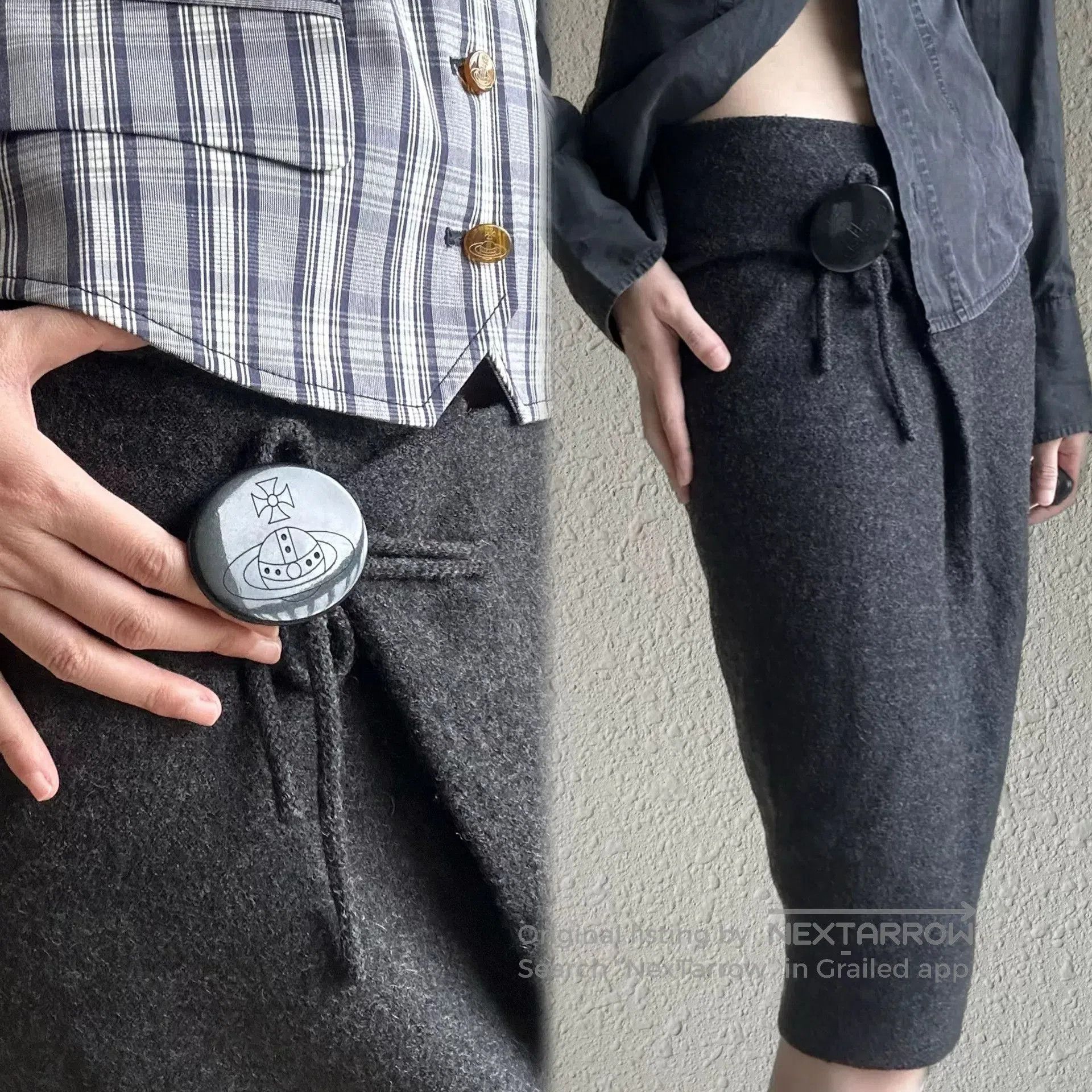 Vivienne Westwood Vivienne Westwood Vintage Saturn Button Skirt. Size 27" / US 4 / IT 40 - 1 Thumbnail