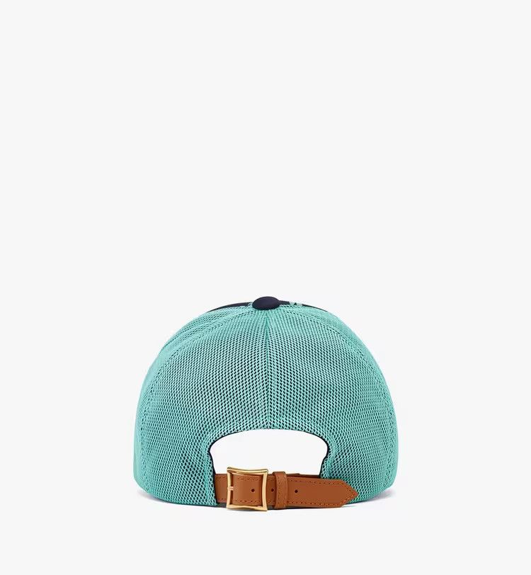 MCM o1mt1gz0426 Size: OS / Mesh Hat / Cap in Palm Neoprene Blue Size ONE SIZE - 3 Thumbnail