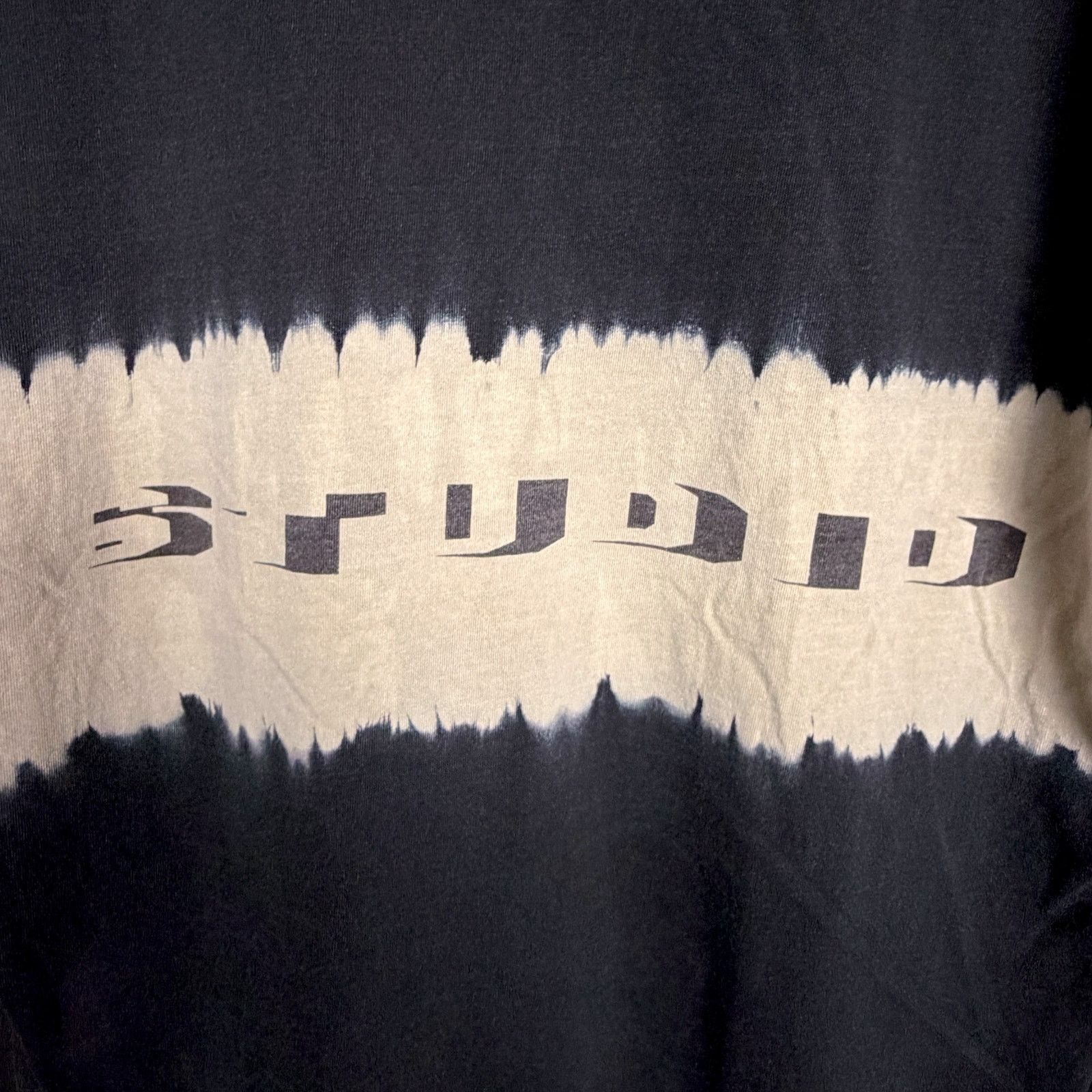 LQQK Studio Lqqk Studio Look Mens L Gray Bleach Boxy Cut Cotton T-Shirt Size US L / EU 52-54 / 3 - 4 Thumbnail