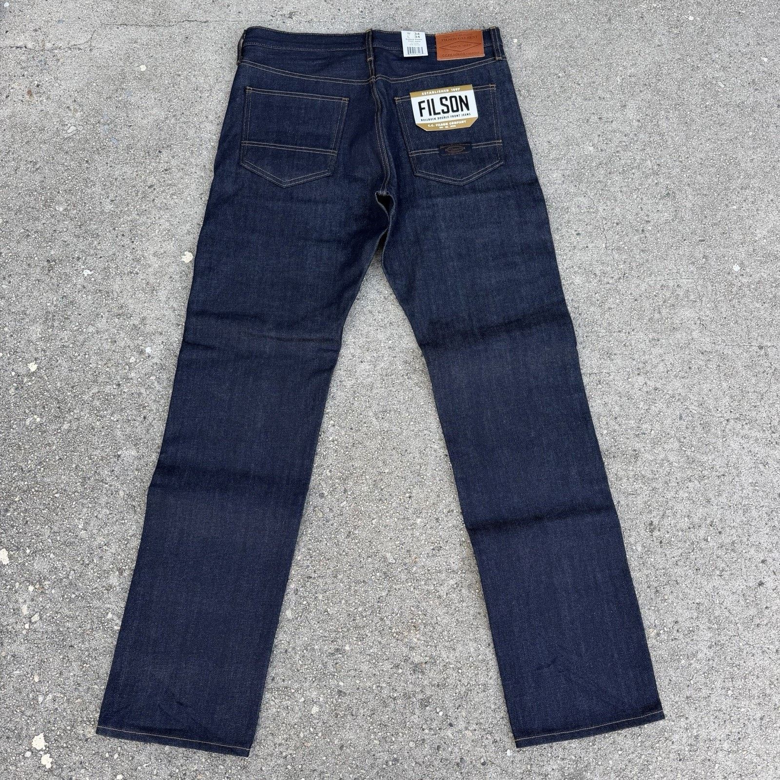 Carhartt × Carhartt Wip × Filson Filson Bullbuck Double Front Double Knee Indigo Jeans 34x34 Size US 34 / EU 50 - 5 Thumbnail