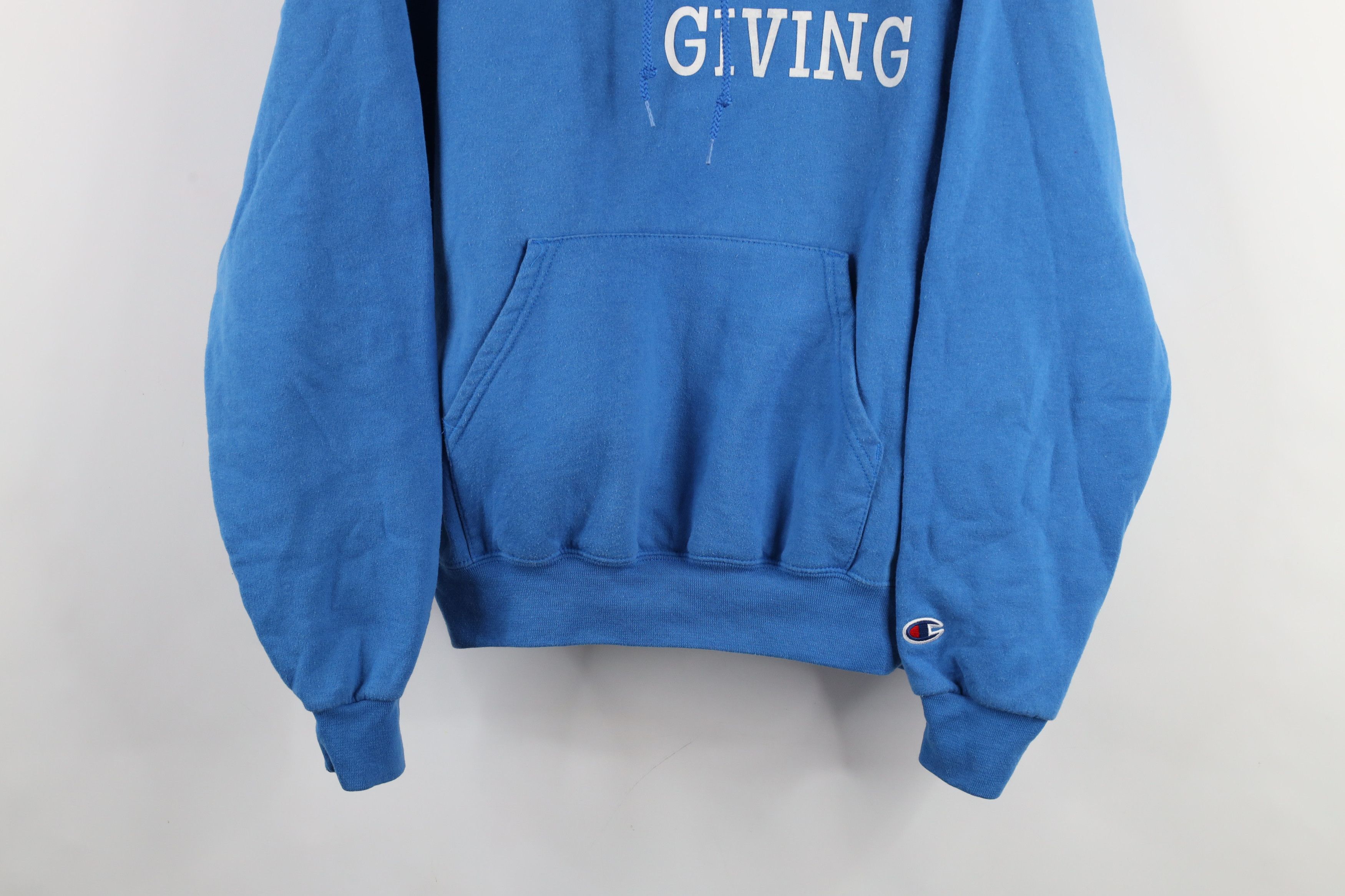 Champion × Vintage Vintage 90s Champion Spell Friends Giving Hoodie Sweatshirt Size US S / EU 44-46 / 1 - 3 Thumbnail
