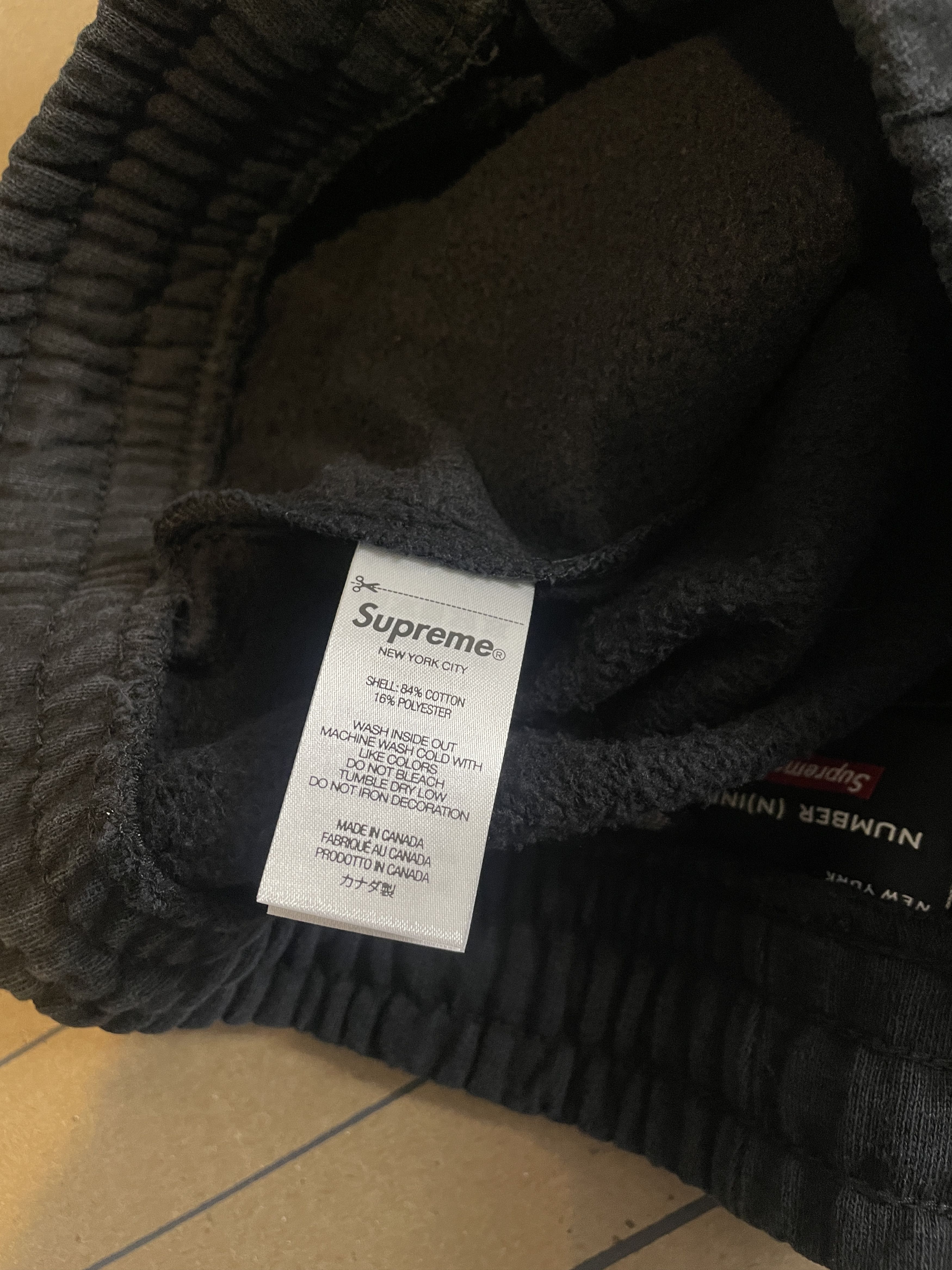 Number (N)ine × Supreme DRAWSTRING SWEATPANTS SMALL Size US 30 / EU 46 - 14 Thumbnail