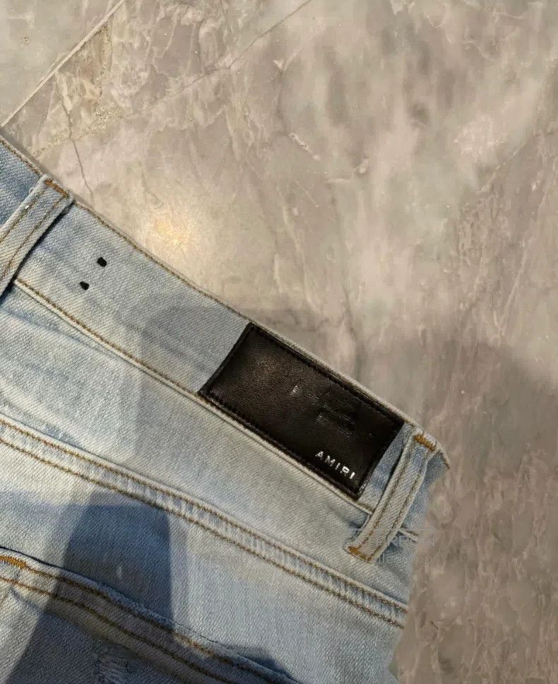 Amiri Amiri Classic Fresh Embroidered Destroyed Denim Jeans, Siz Size US 32 / EU 48 - 3 Thumbnail