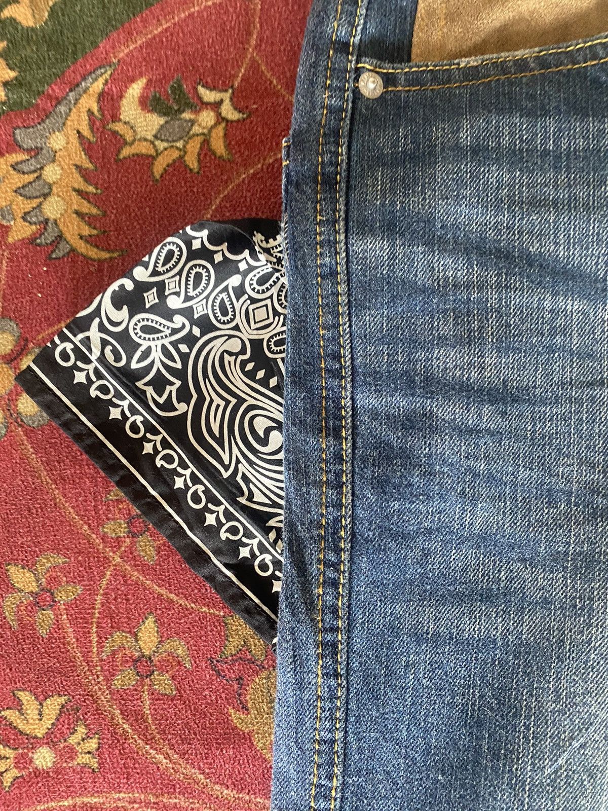 Japanese Brand Vintage MRT Rappers Design Style Denim Size US 29 - 7 Thumbnail