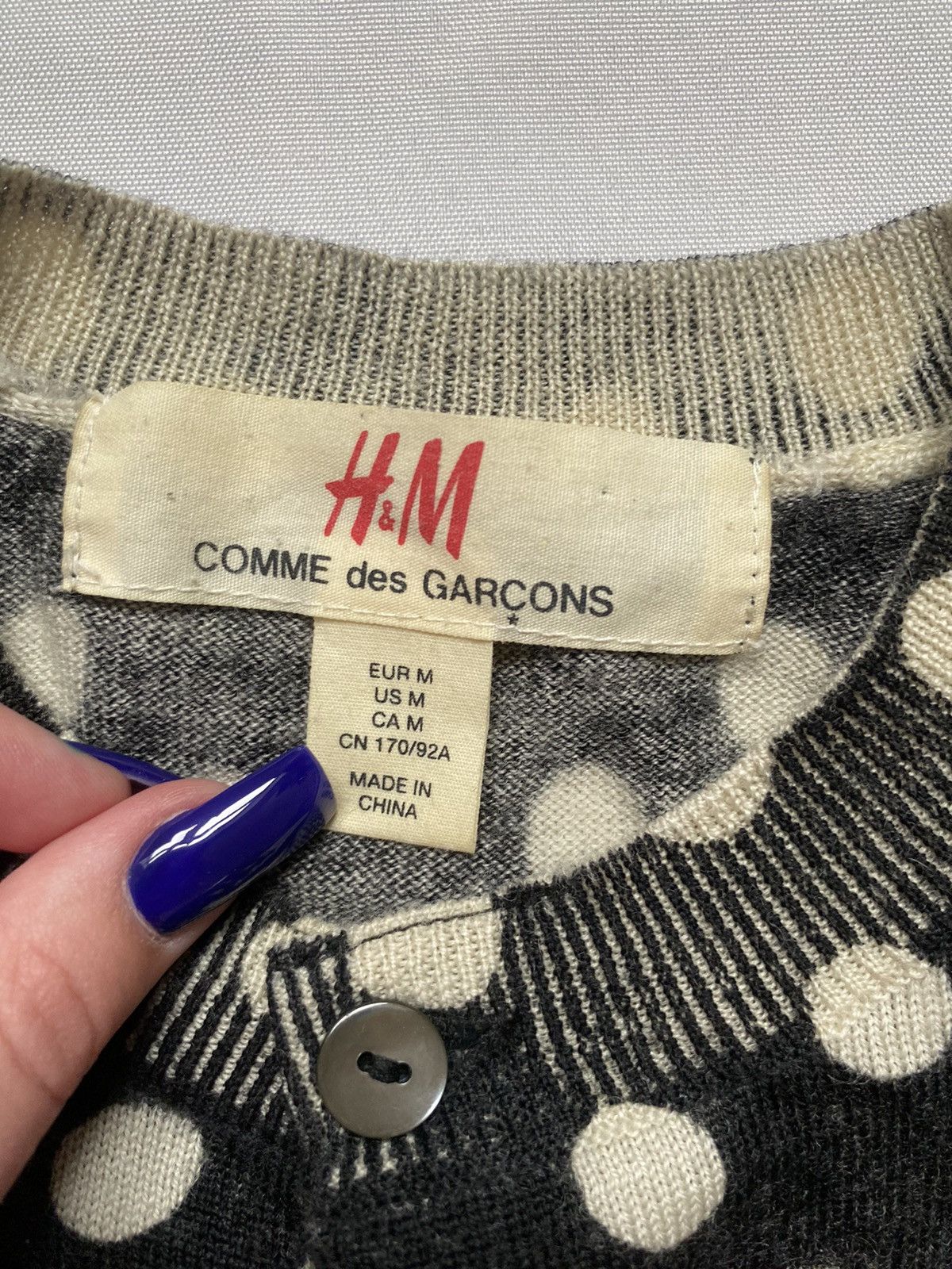 Comme des Garcons × H&M Comme des Garcons x HM 100% WOOL Size M / US 6-8 / IT 42-44 - 9 Thumbnail