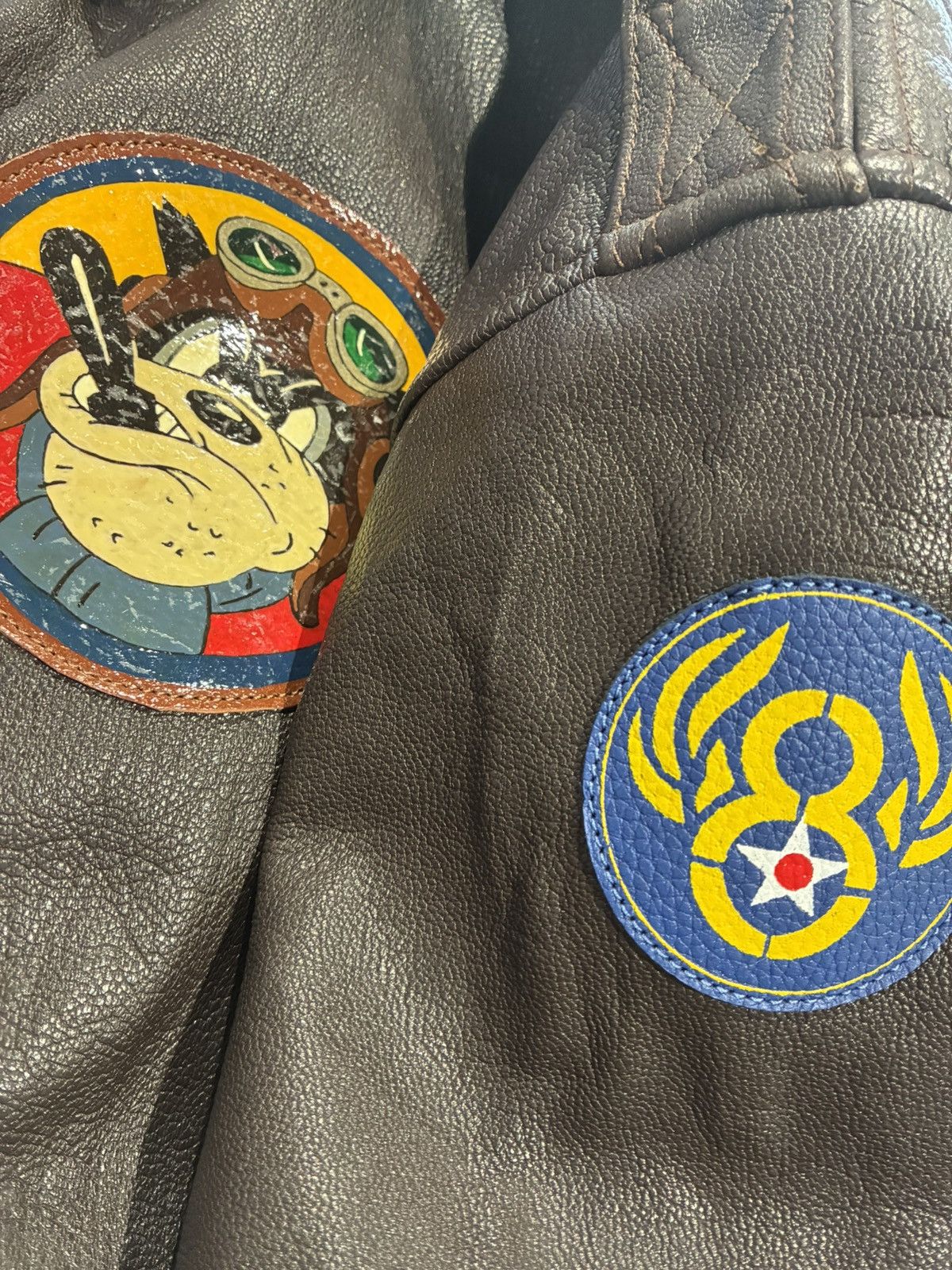 Other A-2 Flight Jacket 603rd Bomber Squadron Size US XL / EU 56 / 4 - 6 Thumbnail