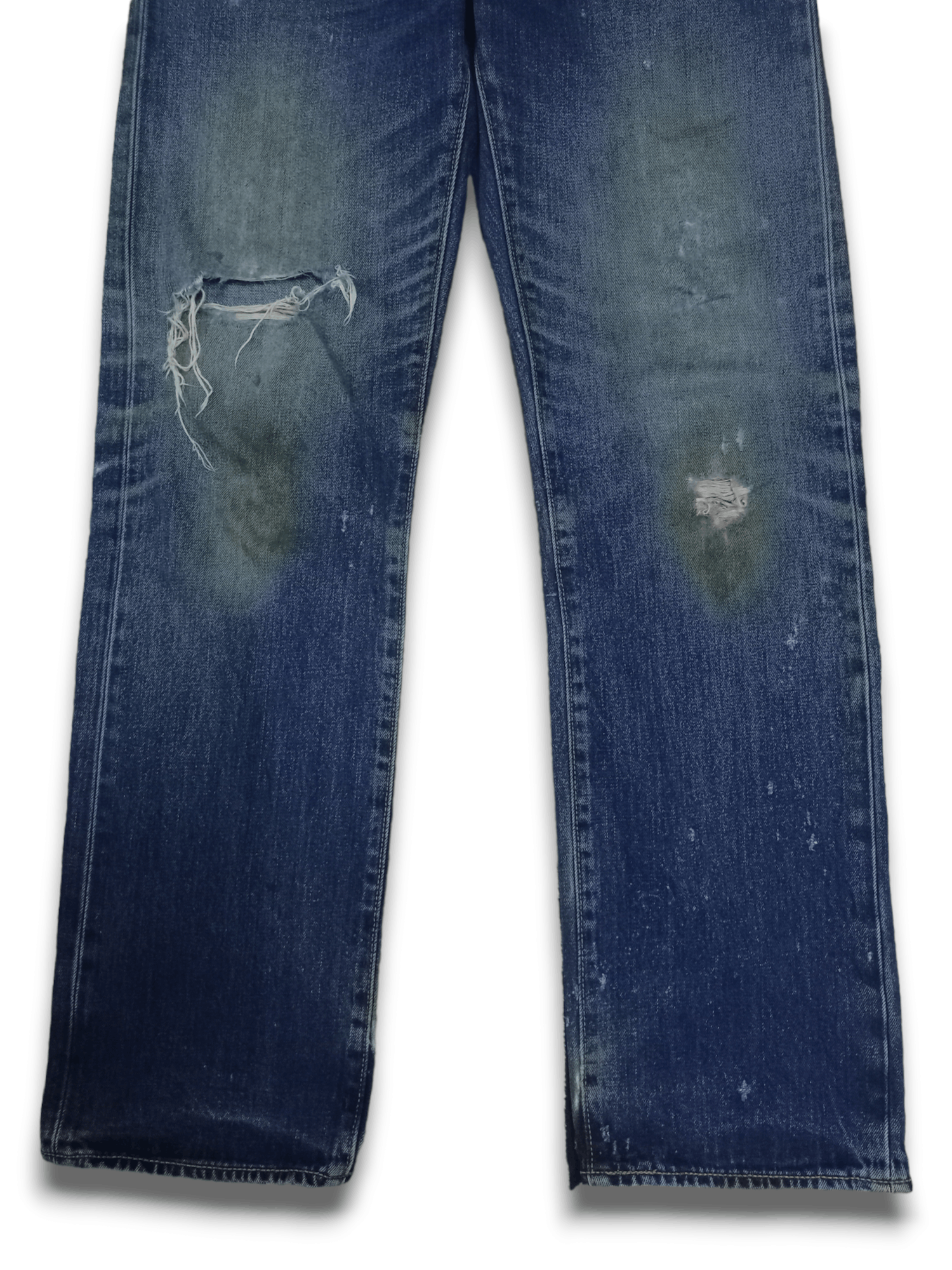 Levi's × Levi's Vintage Clothing Vintage Levis 502 Painted Mud Wash Baggy Jeans Size US 35 - 7 Thumbnail