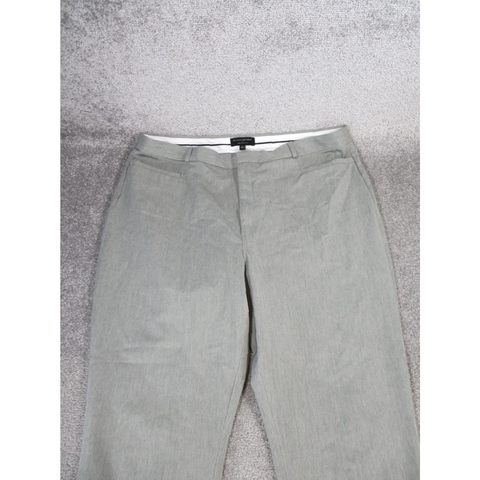 Banana Republic VINTAGE Banana Republic Pants Womens 20 High Rise Sloan Gray Slim Fit NEW Size 42" / US 20 - 2 Thumbnail