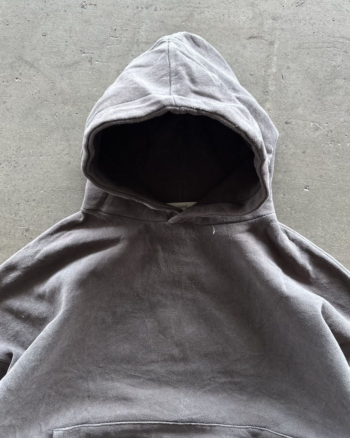 If Six Was Nine 2000s Heavyweight Slate Grey Boxy Hoodie Size US XL / EU 56 / 4 - 3 Thumbnail