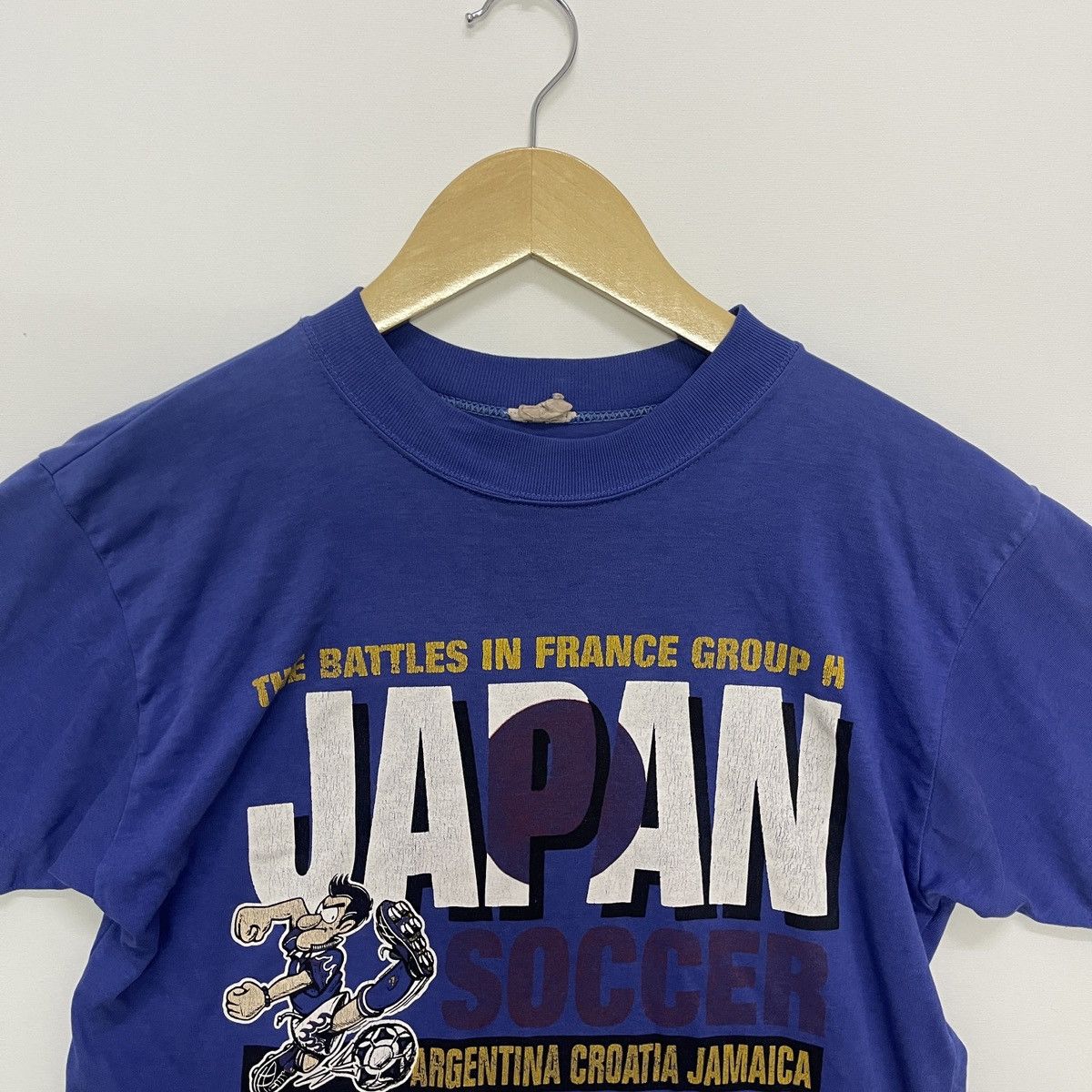 Japanese Brand × Vintage JAPAN SOCCER T-shirt Vintage Size US S / EU 44-46 / 1 - 2 Thumbnail