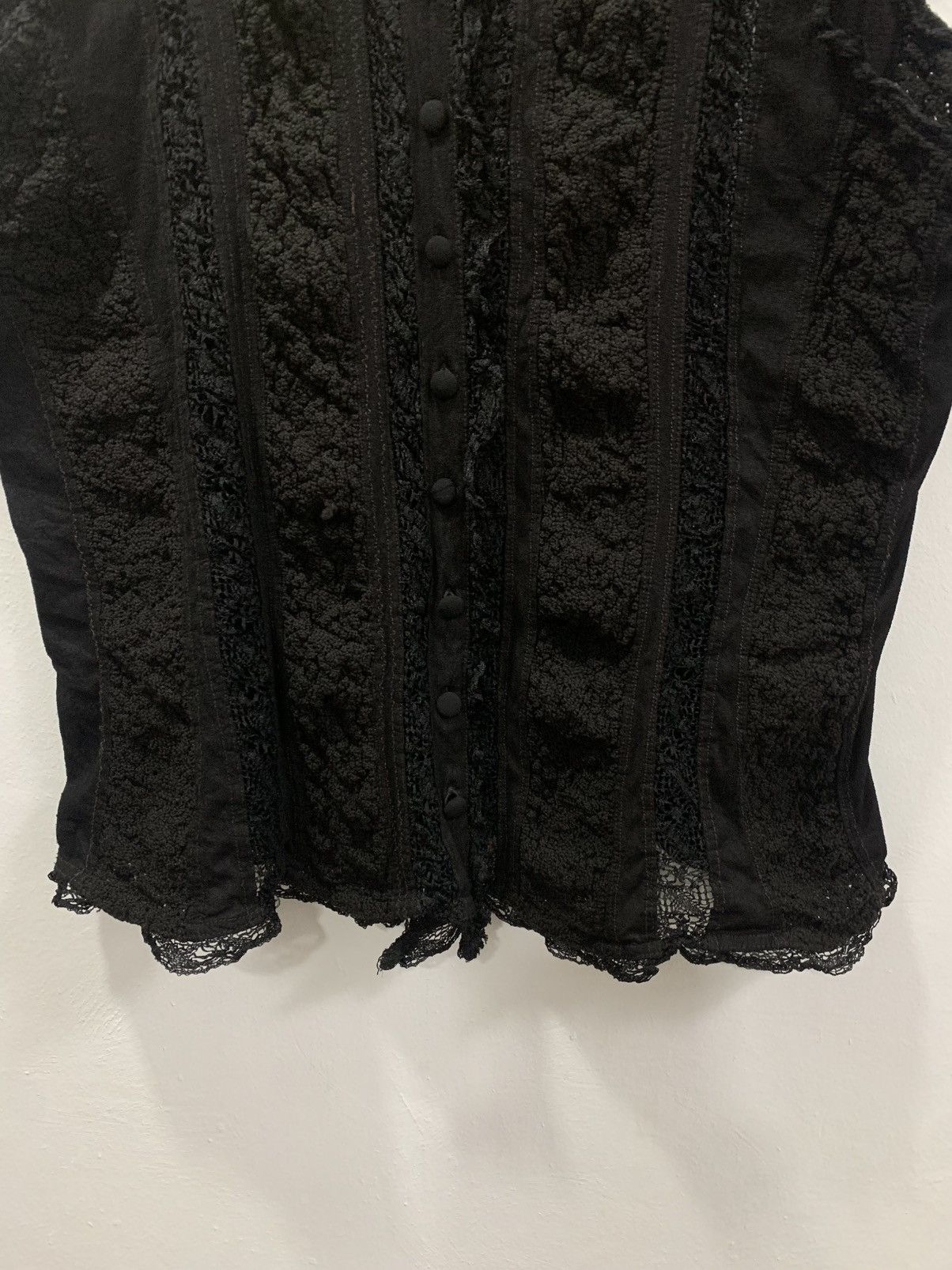 Japanese Brand YOSHIKI HISHINUMA CAULIFLOWER SLEEVELESS TOP Size XS / US 0-2 / IT 36-38 - 5 Thumbnail