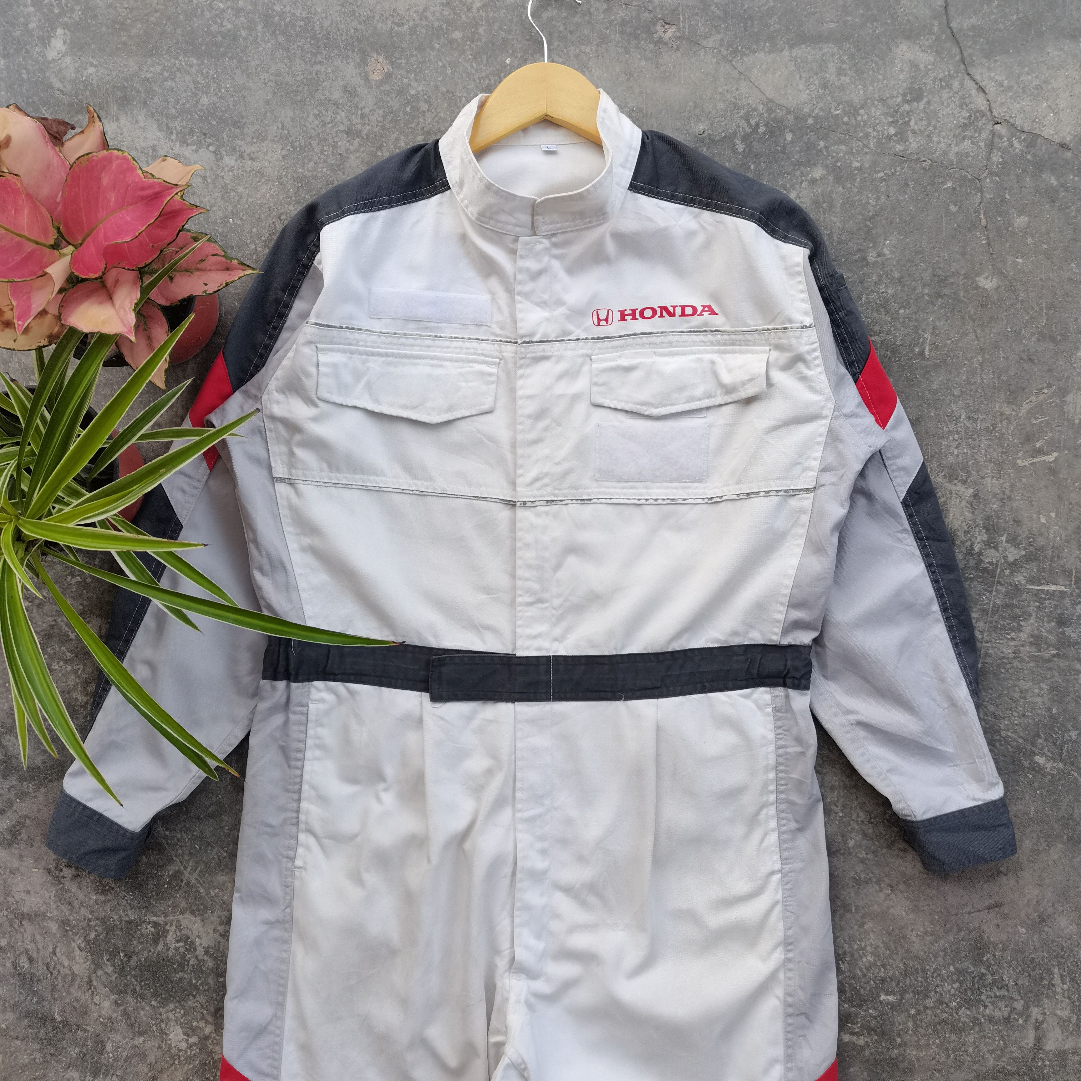 Honda × Sports Specialties × Vintage Steals🔥Vintage HONDA Overall Size L Size US 36 / EU 52 - 5 Thumbnail