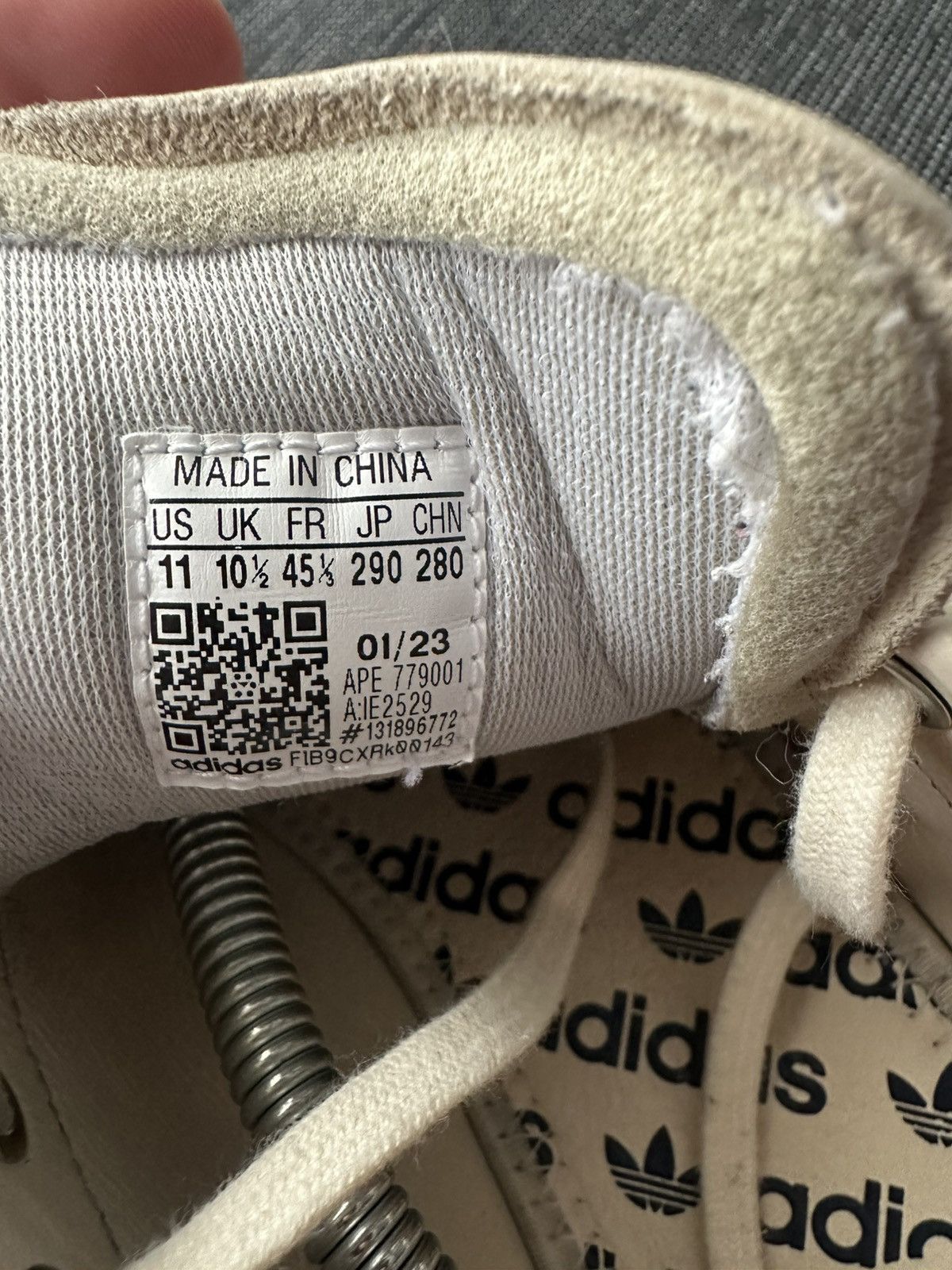Highsnobiety Adidas Stan Smith x HIGHSNOBIETY cream leather sneakers Size US 11 / EU 44 - 11 Thumbnail