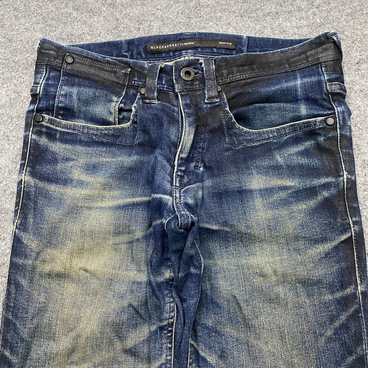 Black Barrett 💥Vintage Black Barrett by Neil Barrett Skinny Denim Size US 29 - 11 Thumbnail