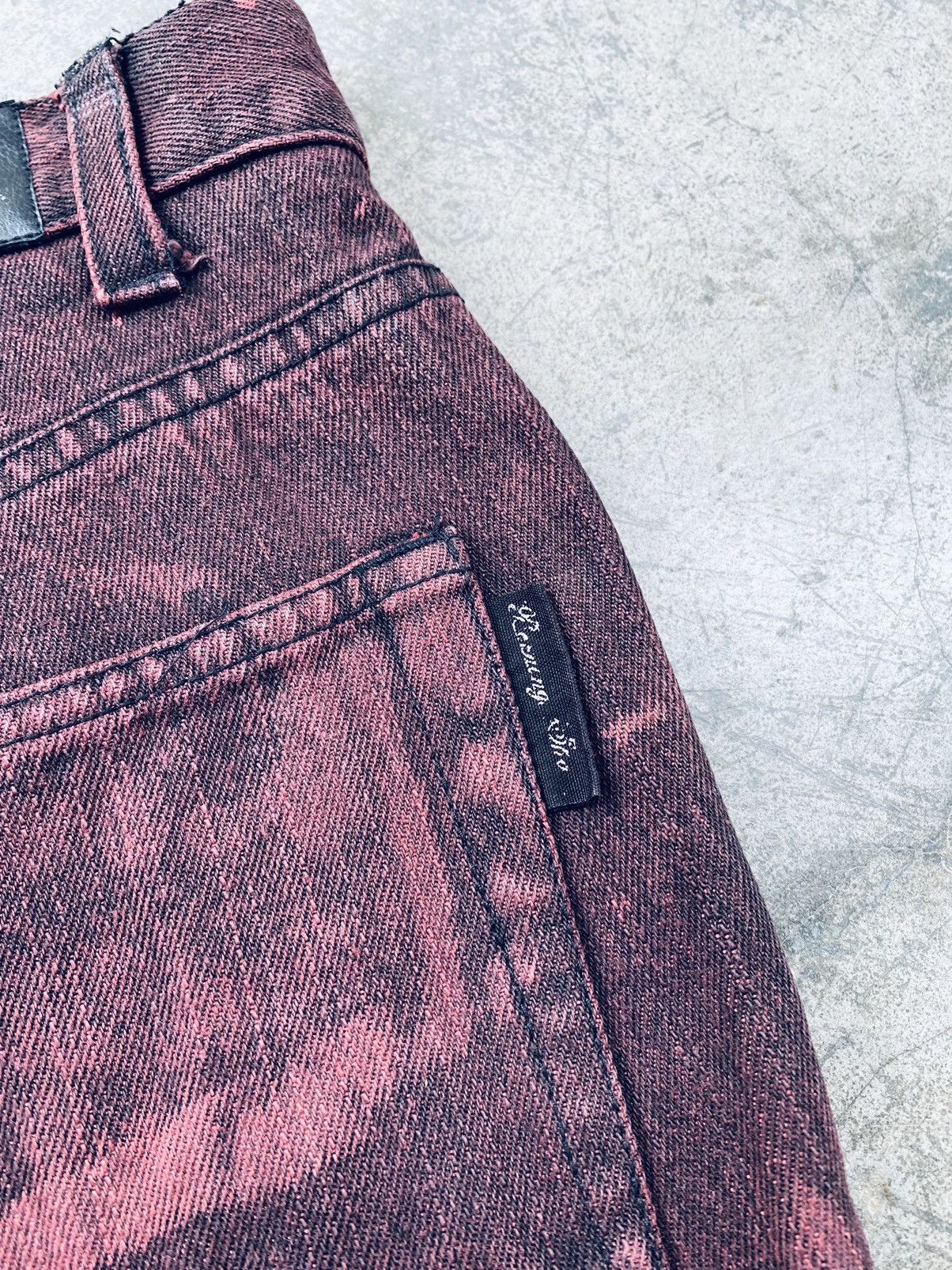 Vintage Vintage Berninis Sho Distressed Bottom Bell Denim Pants Size US 32 / EU 48 - 8 Thumbnail