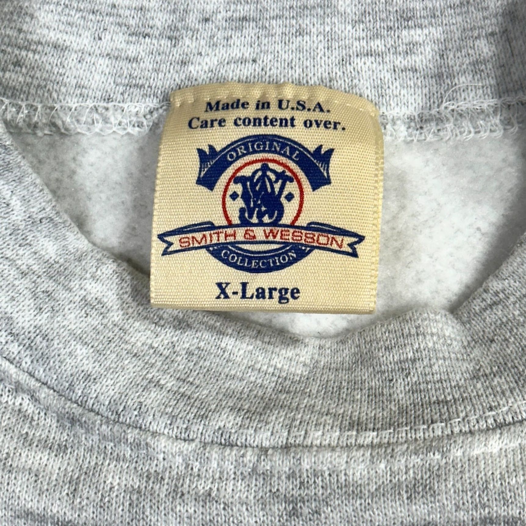 Vintage VINTAGE Smith & Wesson Mens XL USA Made Second Amendment Sweatshirt Size US XL / EU 56 / 4 - 6 Thumbnail