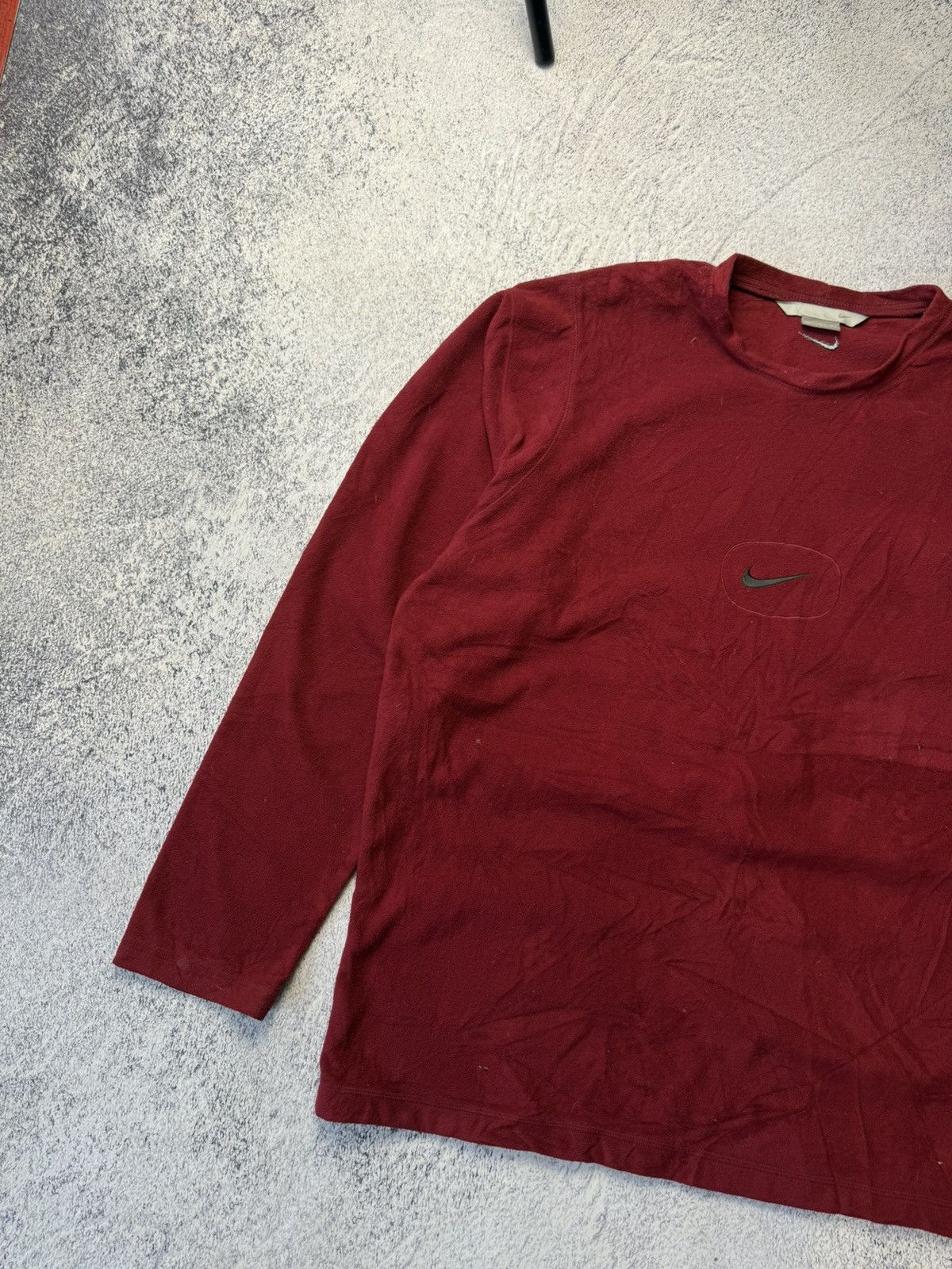 Nike Vintage Nike Fleece Big Logo 90s Sweatshirt Basic Swoosh Size US L / EU 52-54 / 3 - 2 Thumbnail