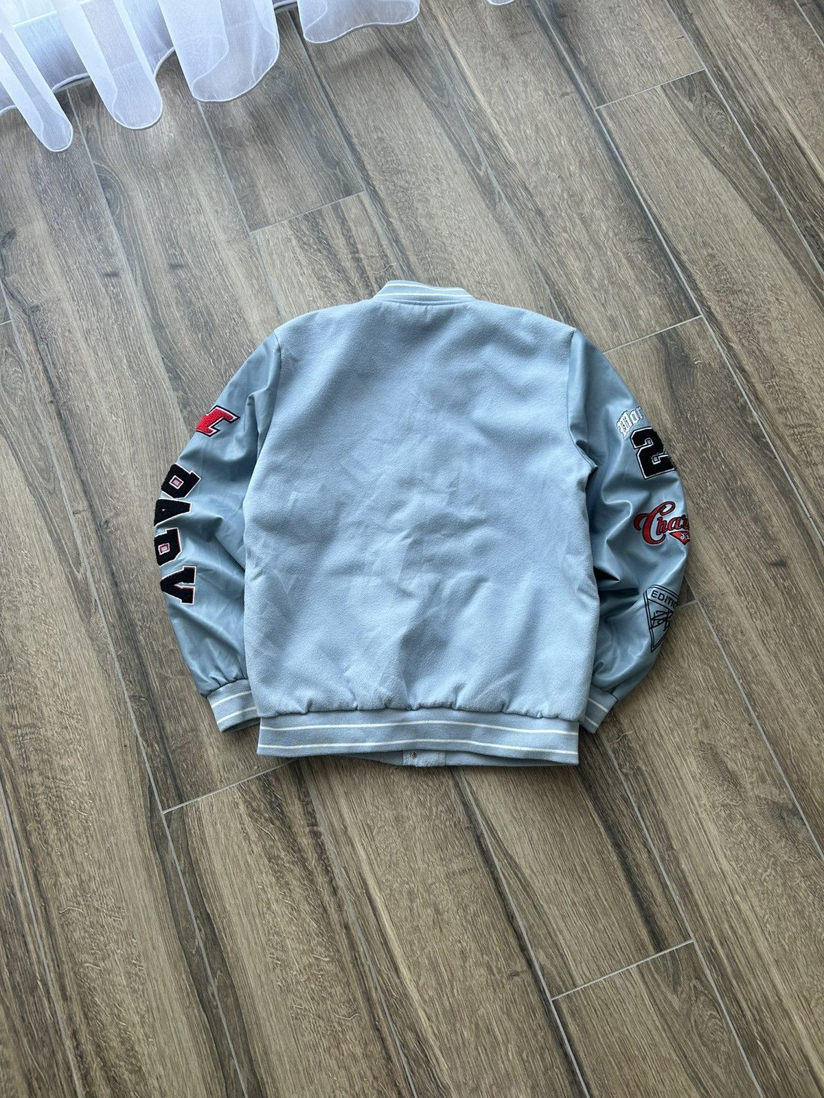 Rap Tees 😍Dababy x Man wilson worldwide varsity jacket mens racing Size US M / EU 48-50 / 2 - 2 Thumbnail