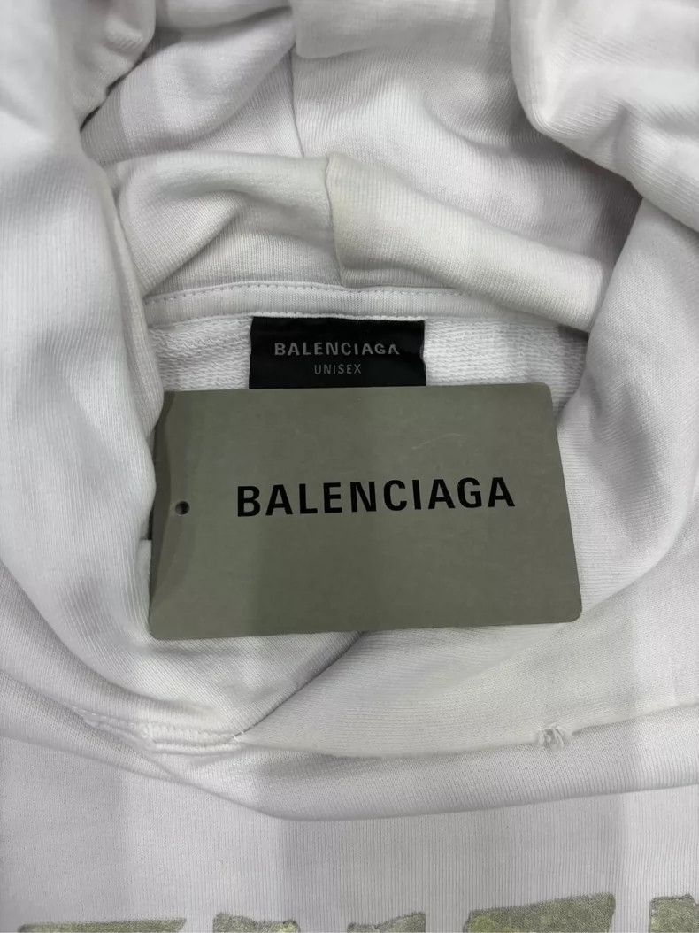 Balenciaga Balenciaga Tape Hoodie with Logo Design-2505 Size US XL / EU 56 / 4 - 4 Thumbnail