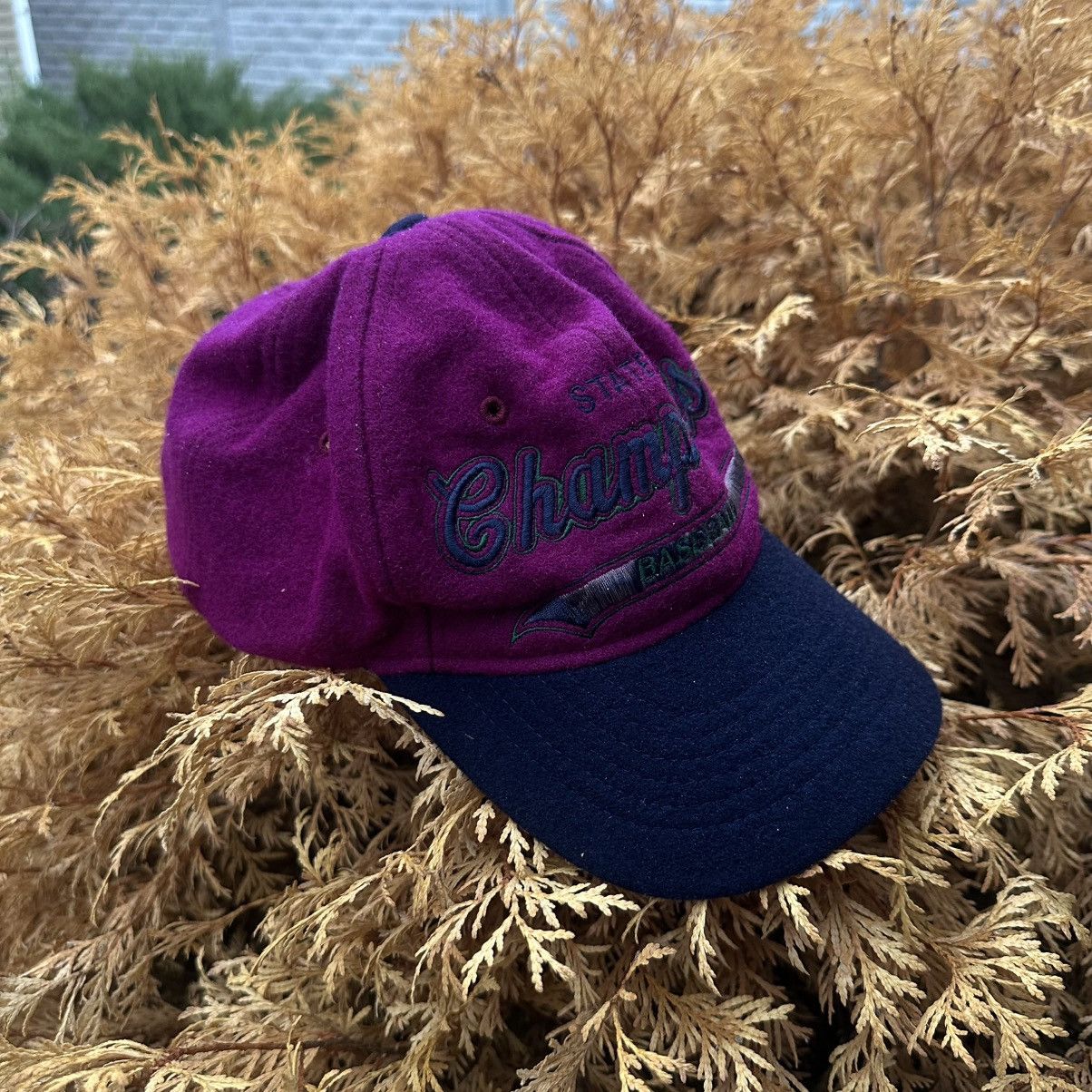 Champion Vintage The State Champions Baseball GF Cap Hat Y2K 90s USA Size ONE SIZE - 1 Thumbnail