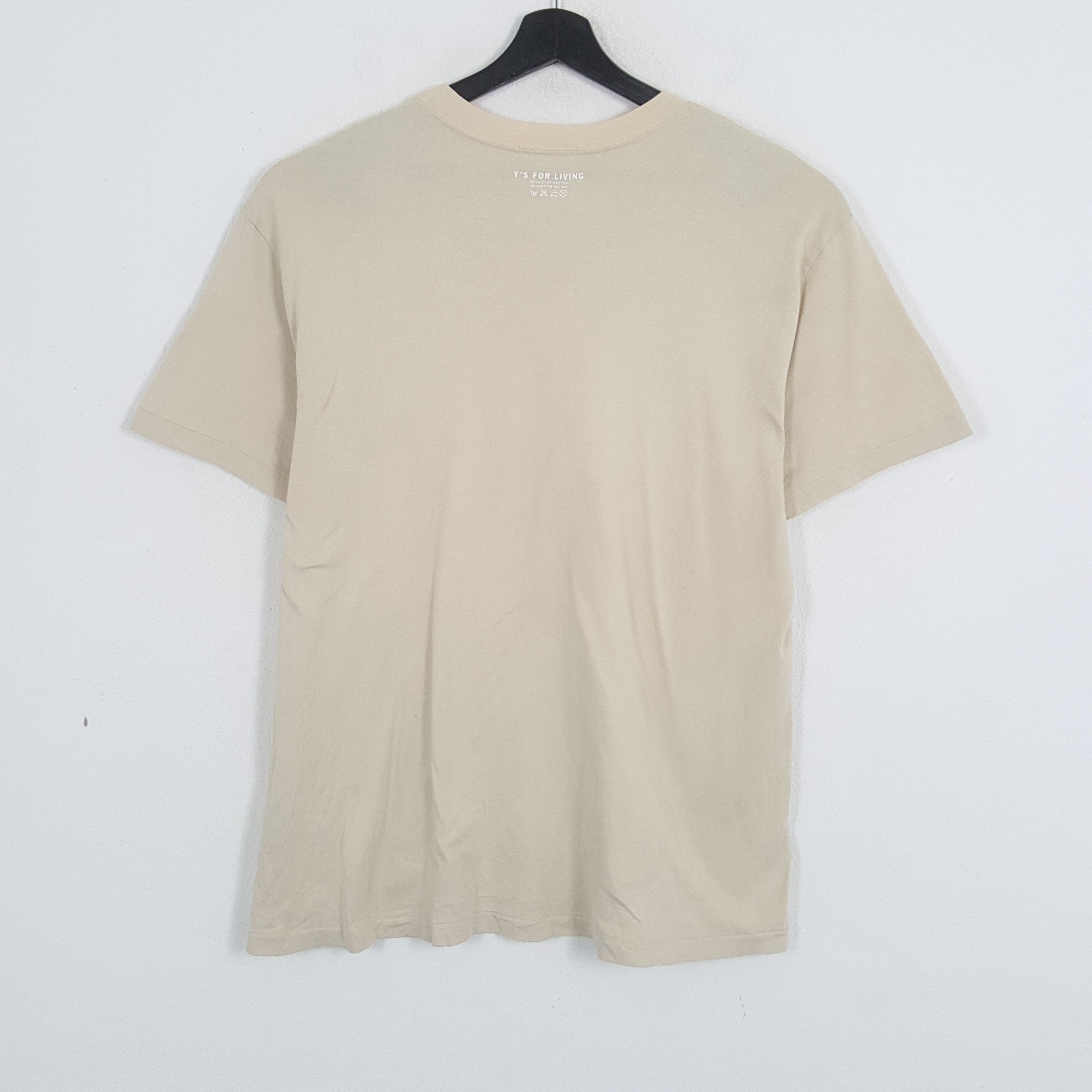 Vintage × Y's × Yohji Yamamoto Y'S FOR LIVING by YOHJI YAMAMOTO Designer Tshirt Size US L / EU 52-54 / 3 - 3 Thumbnail