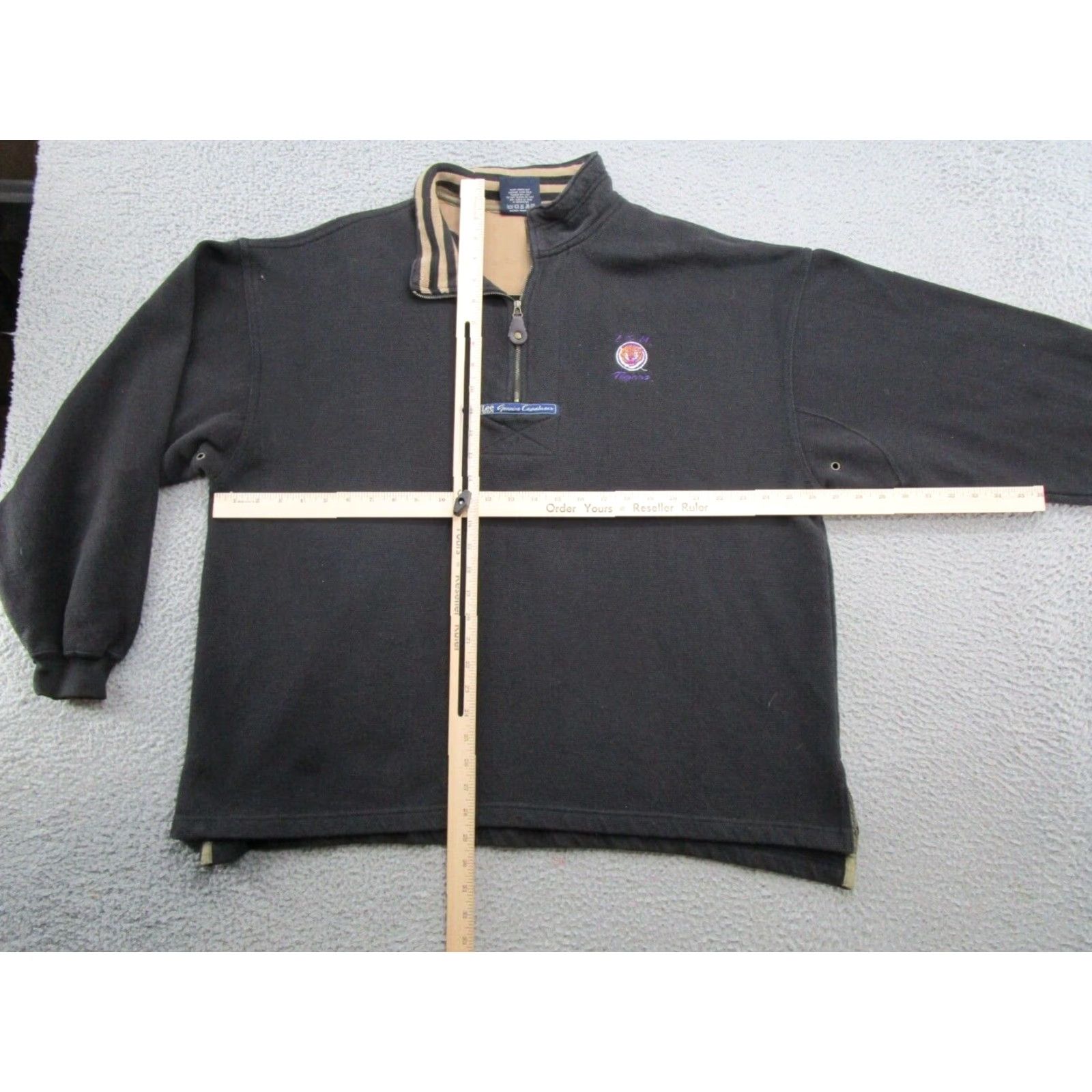 LeSportsac VTg Y2K LSU Tigers 1/4 Zip Waffle Thermal Sweatshirt Men's 2XL NCAA LS Size US XXL / EU 58 / 5 - 4 Thumbnail