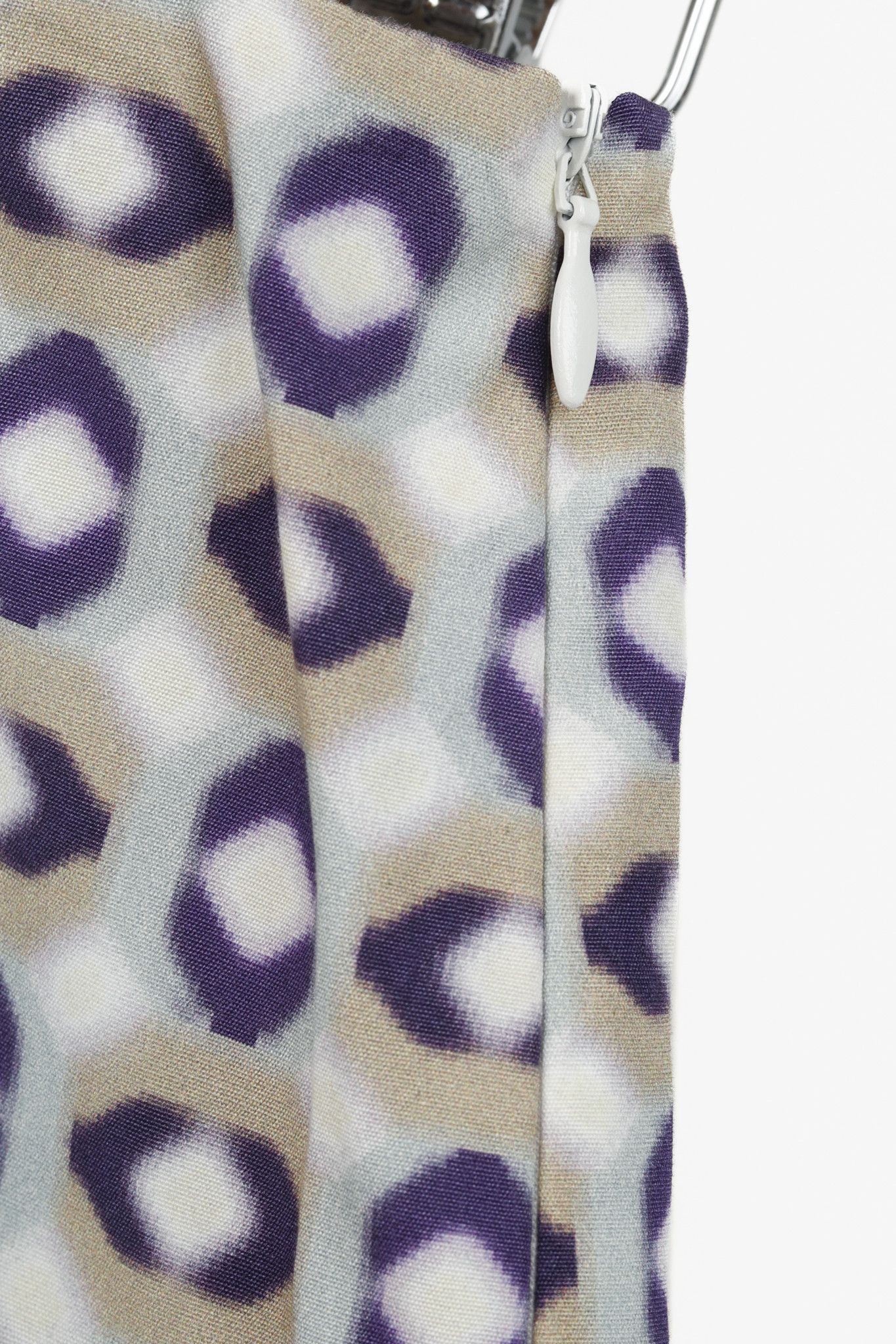 Miu Miu Miu Miu 2007 Taupe Geometric Print Skirt Size 27" / US 4 / IT 40 - 8 Thumbnail