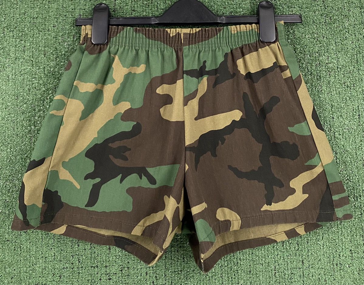 Other Vintage 80’s Camo Camoflage Cotton Poly Shorts Women’s XS Size 26" / US 2 / IT 38 - 1 Thumbnail