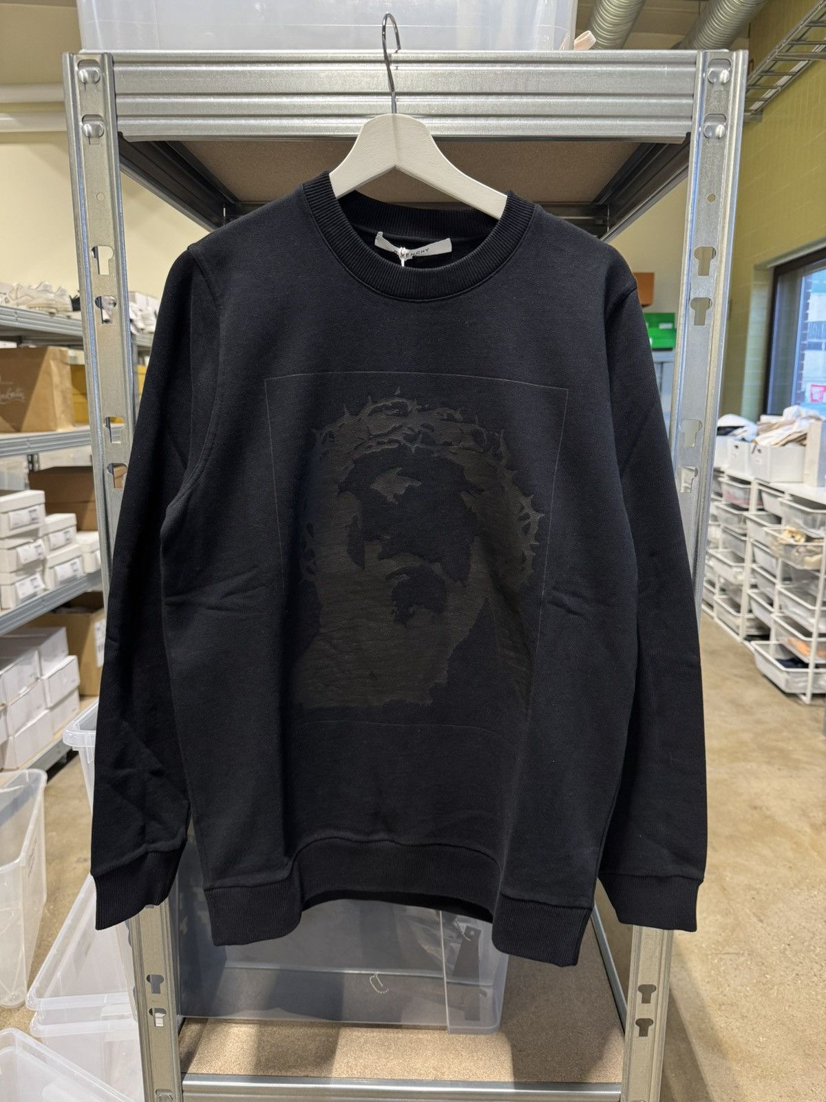 Other Givenchy Black Jesus Sweatshirt NEW 650$ Size US M / EU 48-50 / 2 - 1 Thumbnail