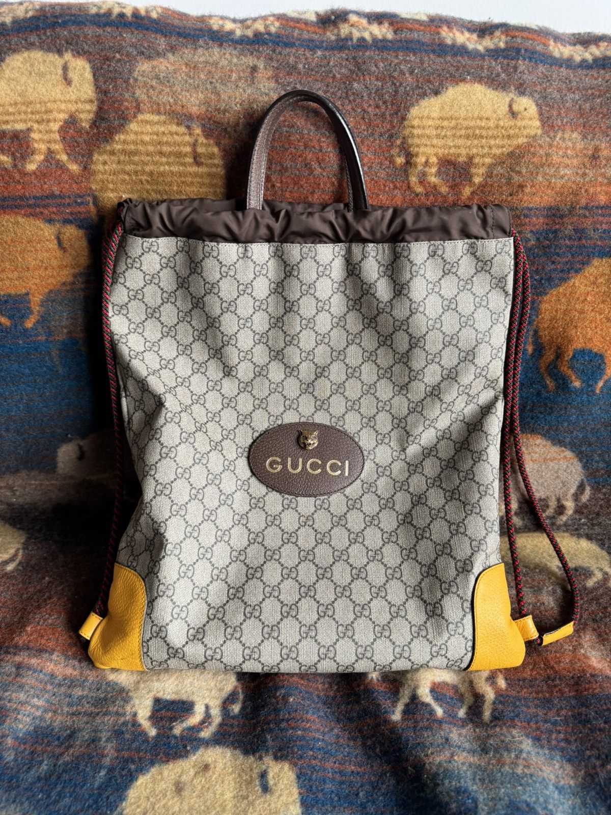 Gucci Drawstring Backpack