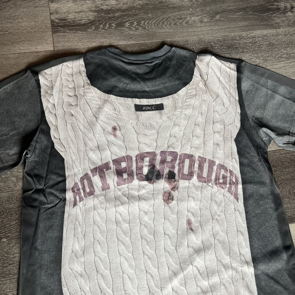 Other New Rotborough Chet Sacksman Trompe L’oeil Graphic Tee Shirt Size US L / EU 52-54 / 3 - 4 Thumbnail