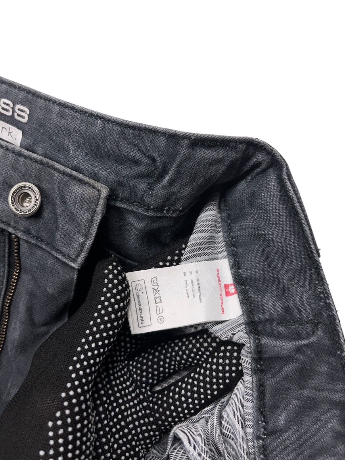 Stewart & Strauss × Vintage Vintage Engelbert Strauss Grey Washed Jeans Multi Pocket Size US 38 / EU 54 - 8 Thumbnail