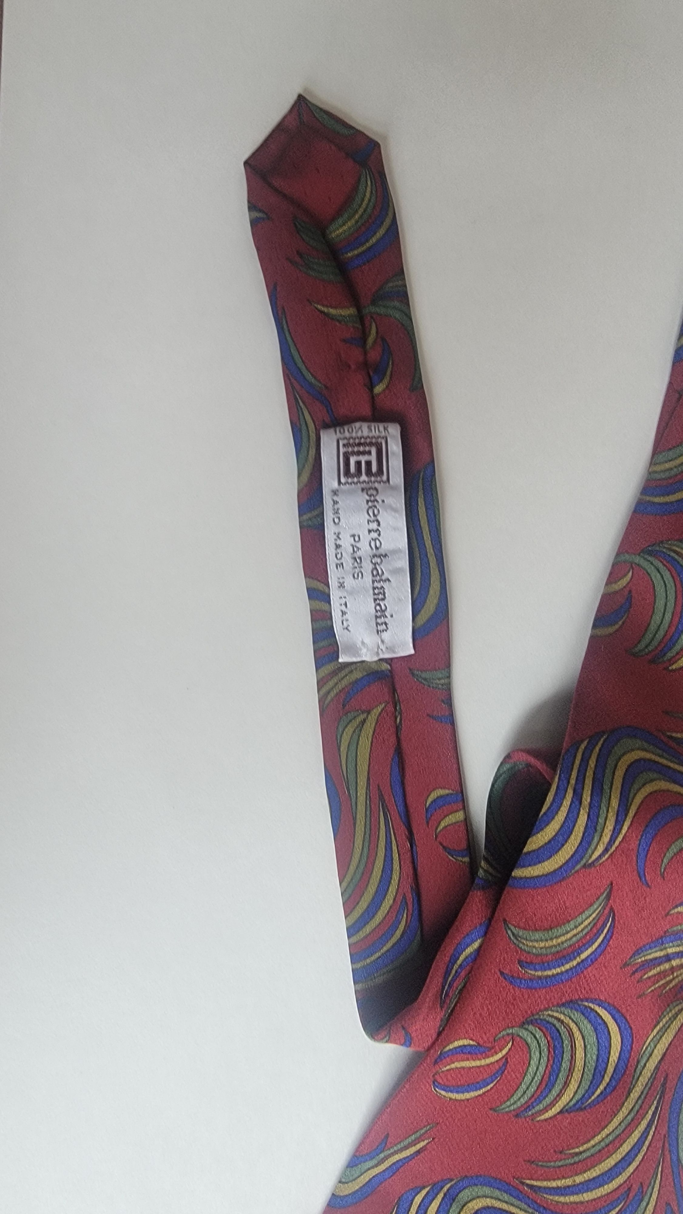Balmain × Pierre Balmain × Vintage Vintage Balmain Tie Size ONE SIZE - 2 Thumbnail
