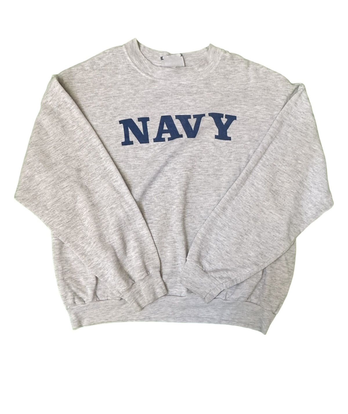 Vintage vintage navy crewneck Size US M / EU 48-50 / 2 - 2 Thumbnail