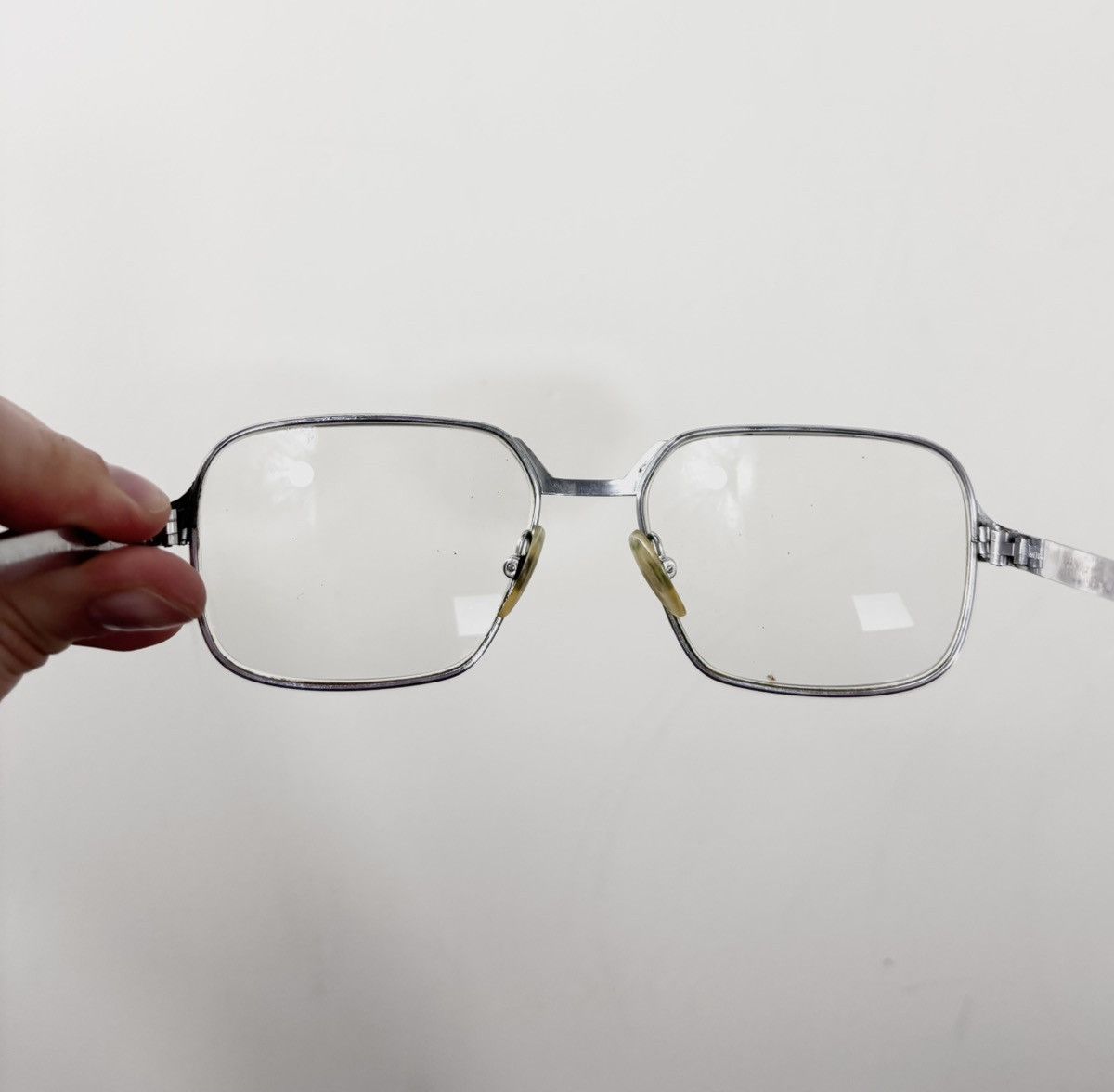 Other Vintage Barbudo Condor 100 Silver Metal Aviator Eyeglasses Size ONE SIZE - 14 Thumbnail