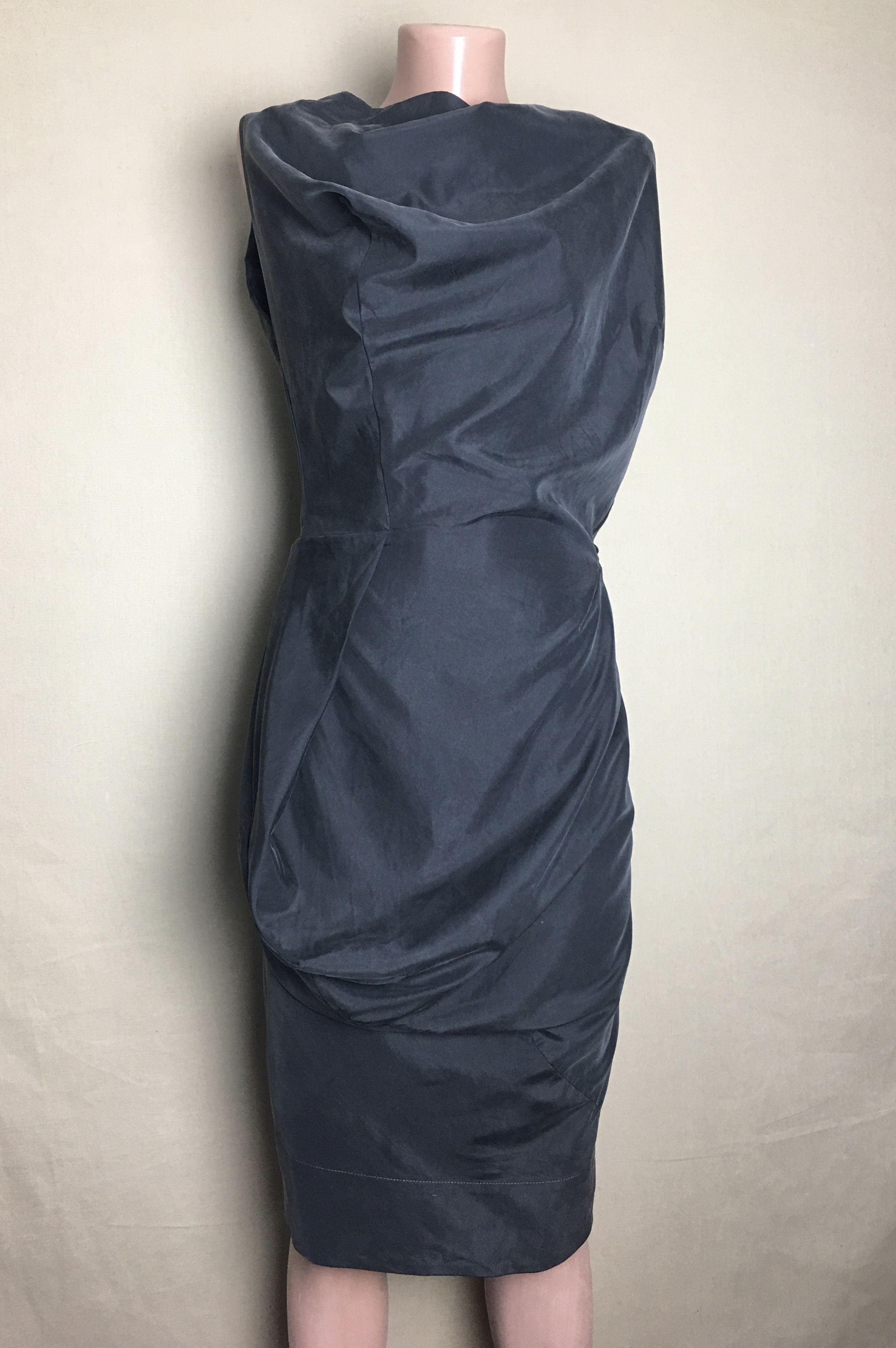 Vivienne Westwood Vivienne Westwood Anglomania Silk Blend Abstract Dress IT42 Size M / US 6-8 / IT 42-44 - 6 Thumbnail