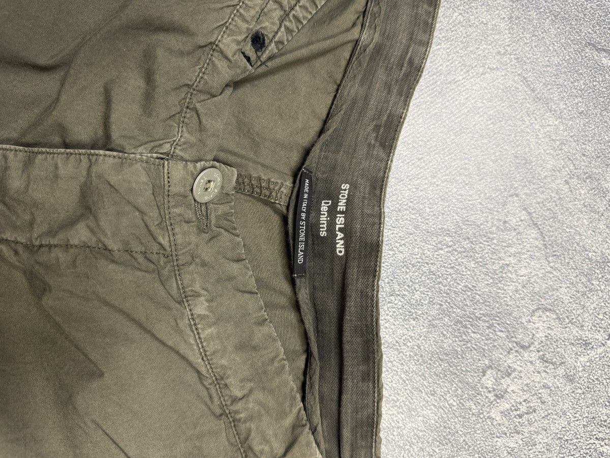 Stone Island Stone Island Denim Crazy Cargo Baggy Pants Japanese Style Size US 33 - 12 Thumbnail