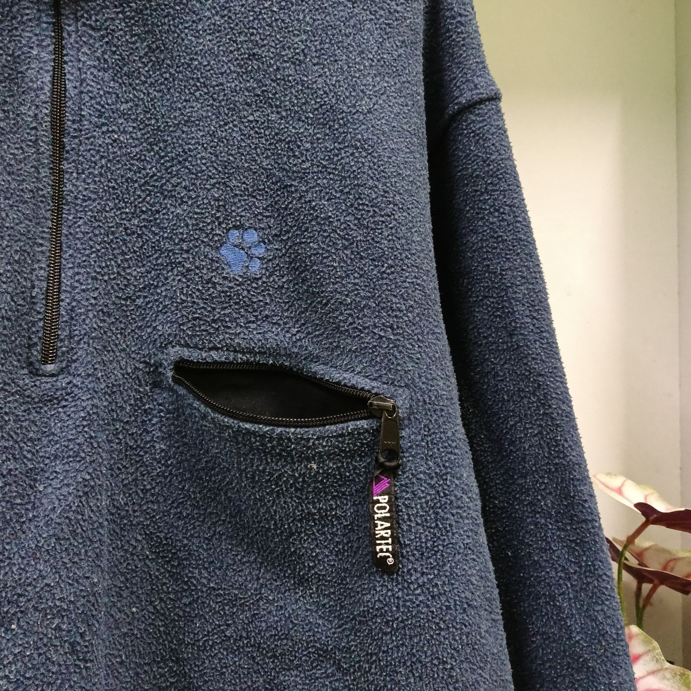 Jack Wolfskin Jack Wolfskin Polartec Fleece Sweaters Half Zip Size US XL / EU 56 / 4 - 4 Thumbnail