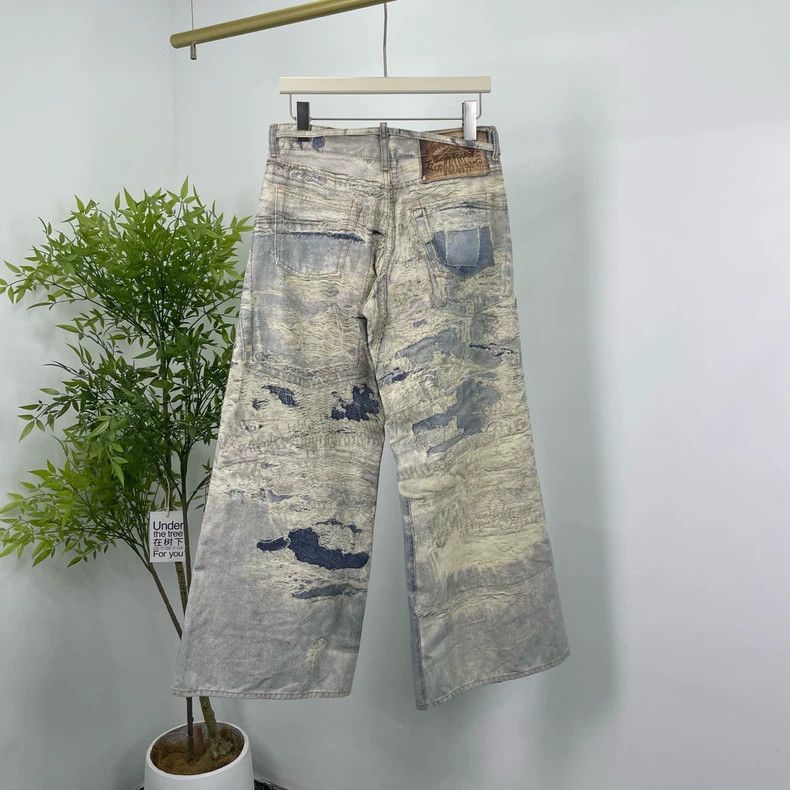 Acne Studios Acne Studios 3D Printed Jeans YM0159- Size US 34 / EU 50 - 2 Thumbnail
