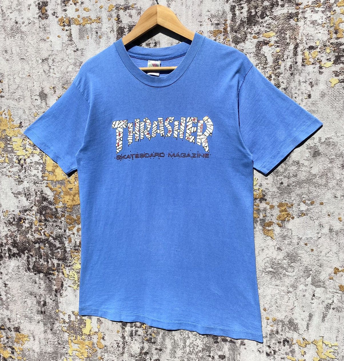 Thrasher Vintage 90s Thrasher Skateboard Magazine Shirt SunFaded Size US S / EU 44-46 / 1 - 3 Thumbnail