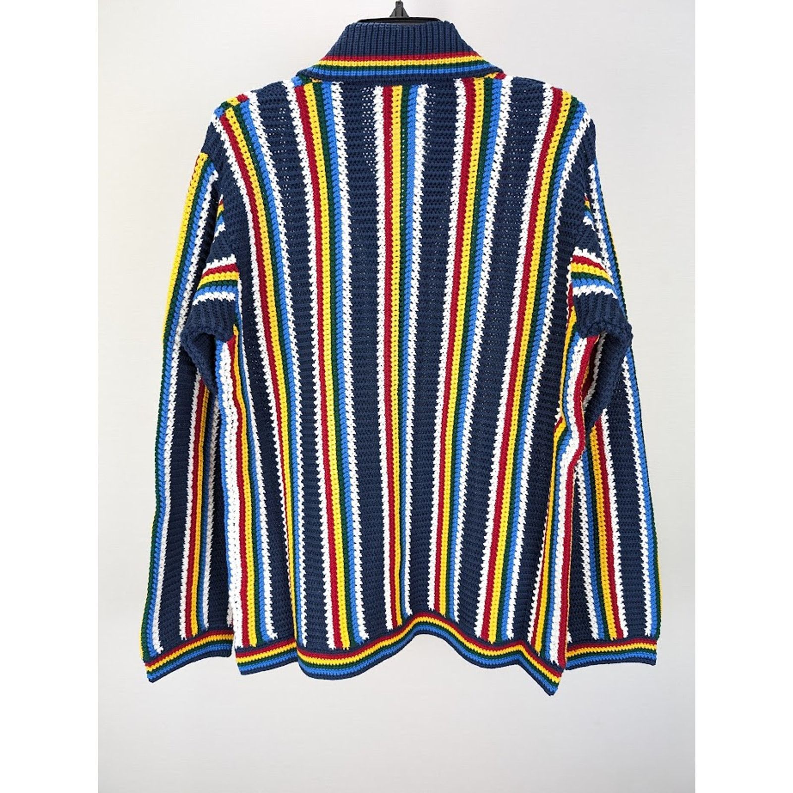 Casablanca o1rshd1 Q:2 / 555 / Cotton Crochet Shacket in Navy Size US XL / EU 56 / 4 - 9 Thumbnail