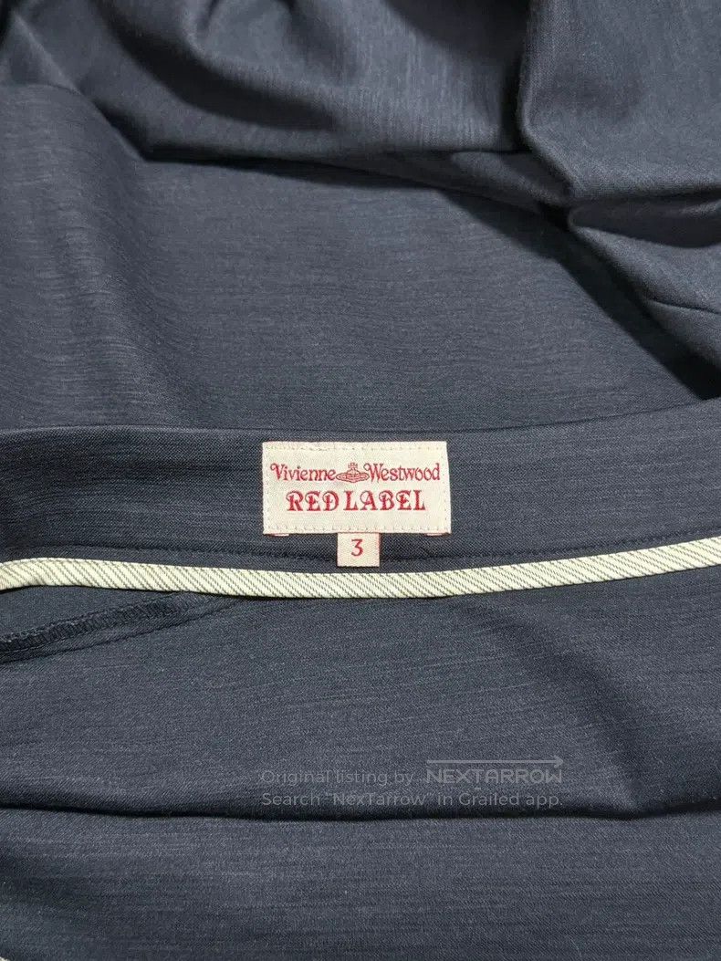Vivienne Westwood Vivienne Westwood size L Navy blue irregularly cut pleated Size 26" / US 2 / IT 38 - 7 Thumbnail