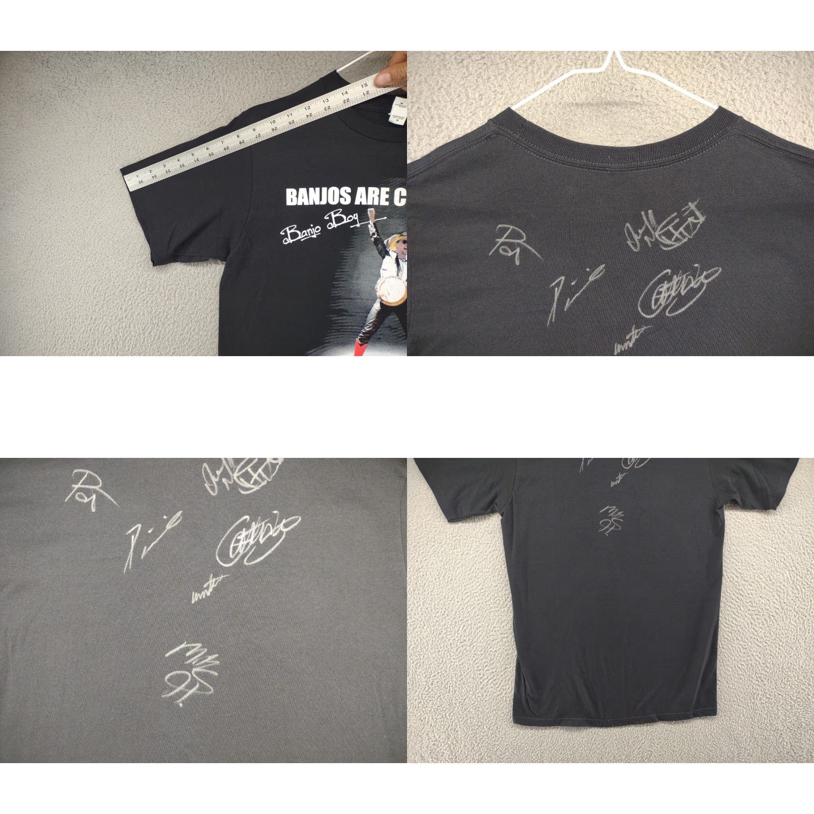 Vintage THE HAYGOODS Signed Autographed Banjo Boy T-Shirt Adult Medium Size Size US M / EU 48-50 / 2 - 8 Thumbnail